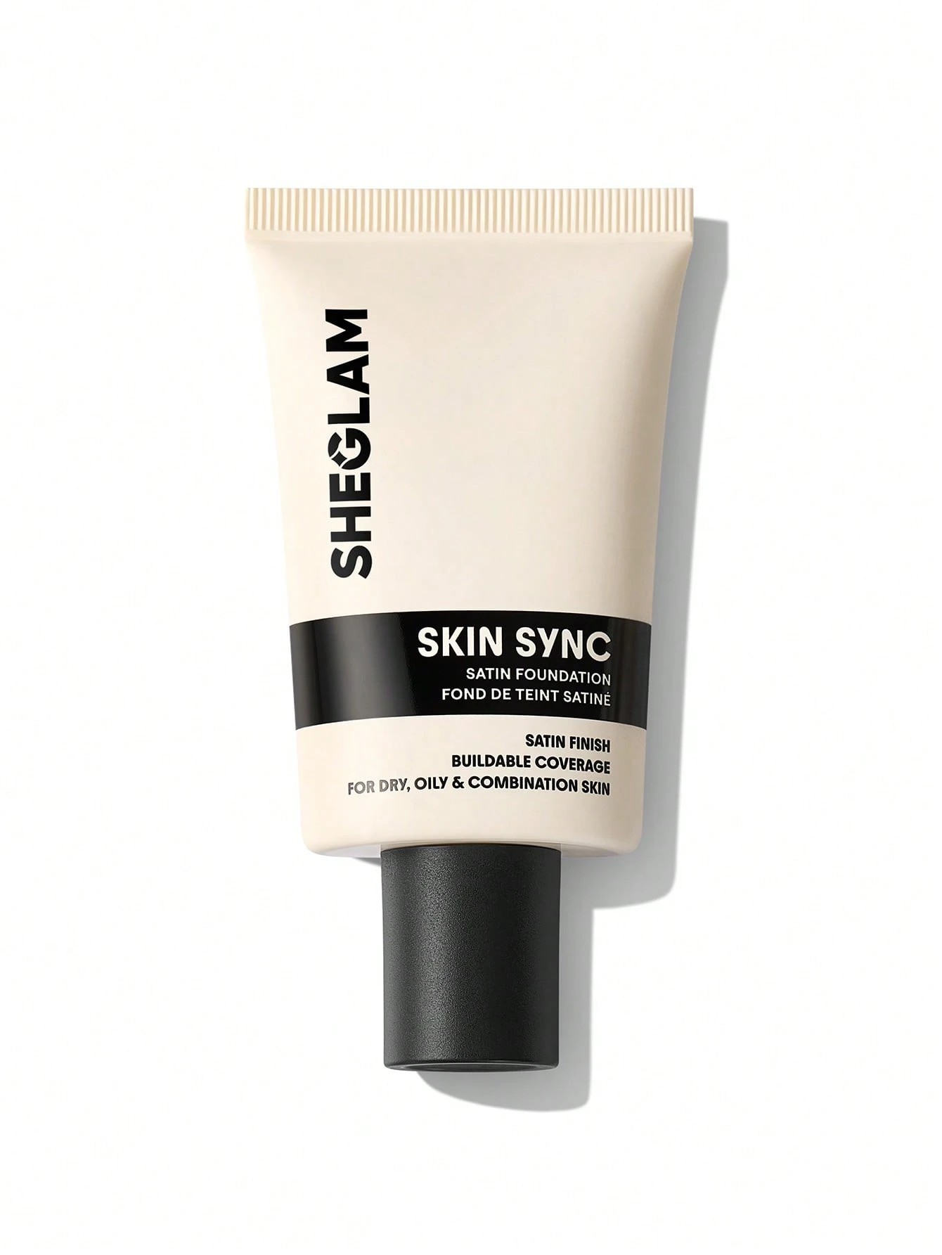 1 SHEGLAM Skin Sync Satin Foundation - Shell, 1 of 10