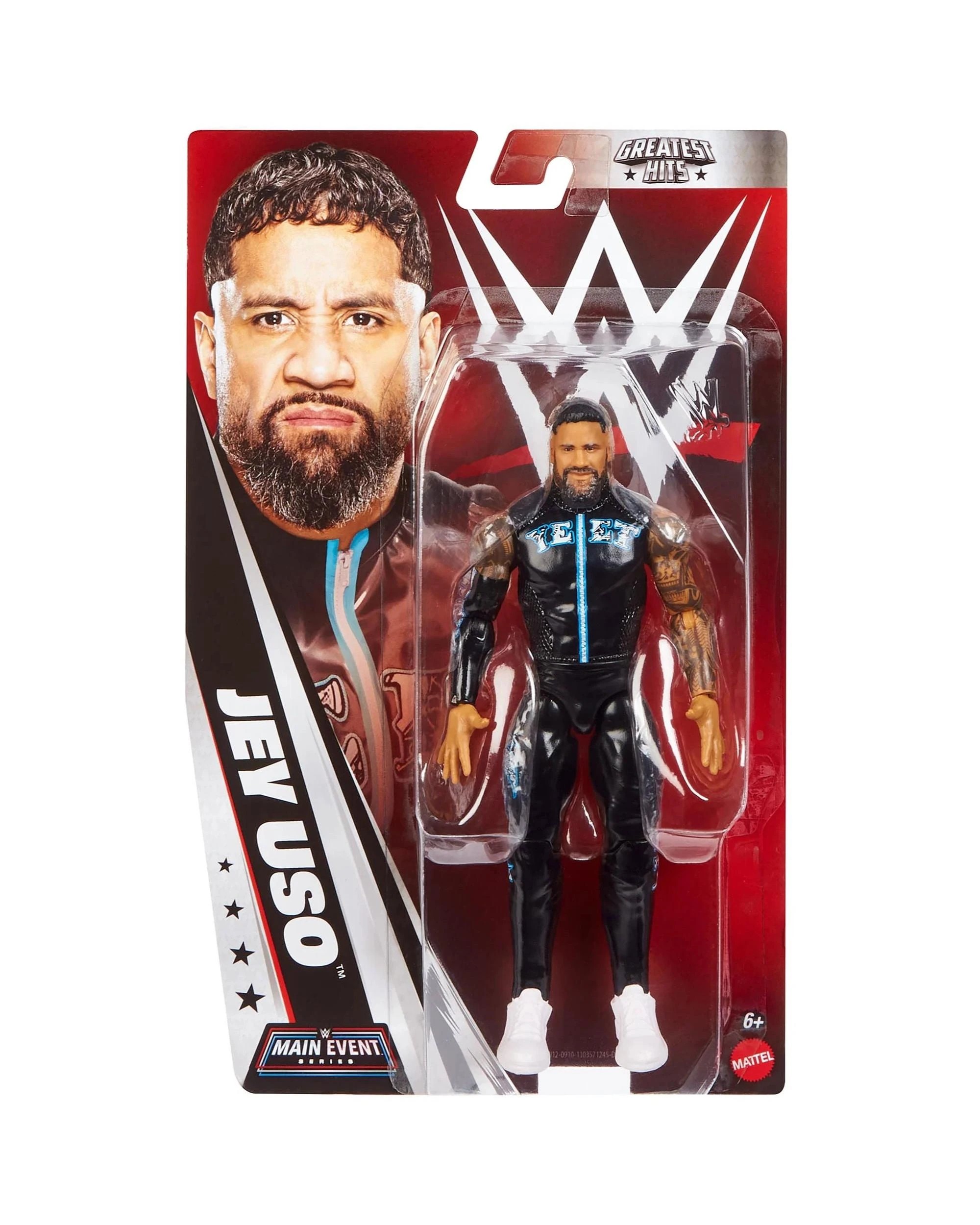1 WWE Main Event Series Greatest Hits Jey Uso - Black Outfit -  Action Figure, 1 of 5