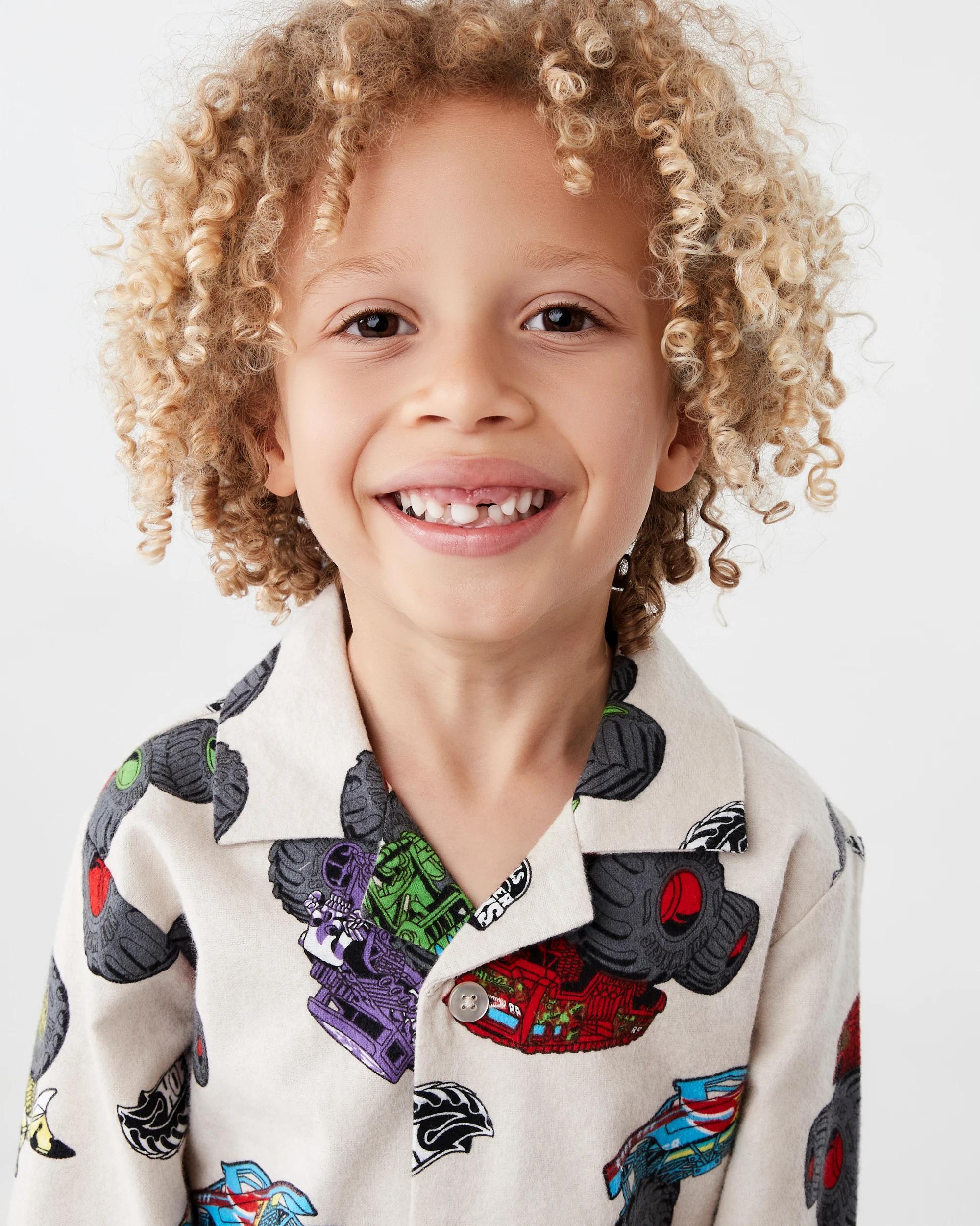 3 Hot Wheels Monster Trucks License Pyjama Set M Trucks, 3 of 6