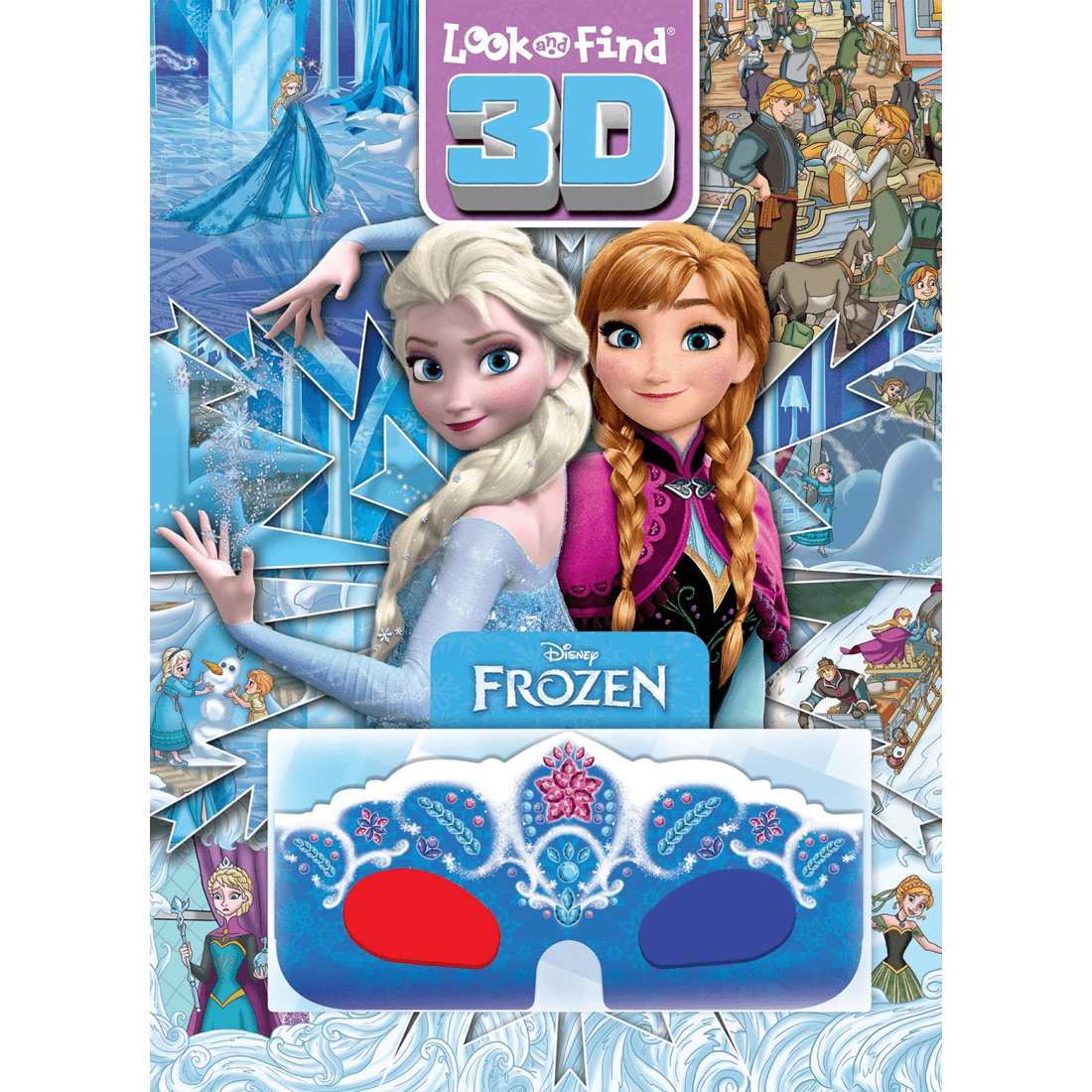 1 Disney Frozen: 3D Look and Find - Book, 1 of 4