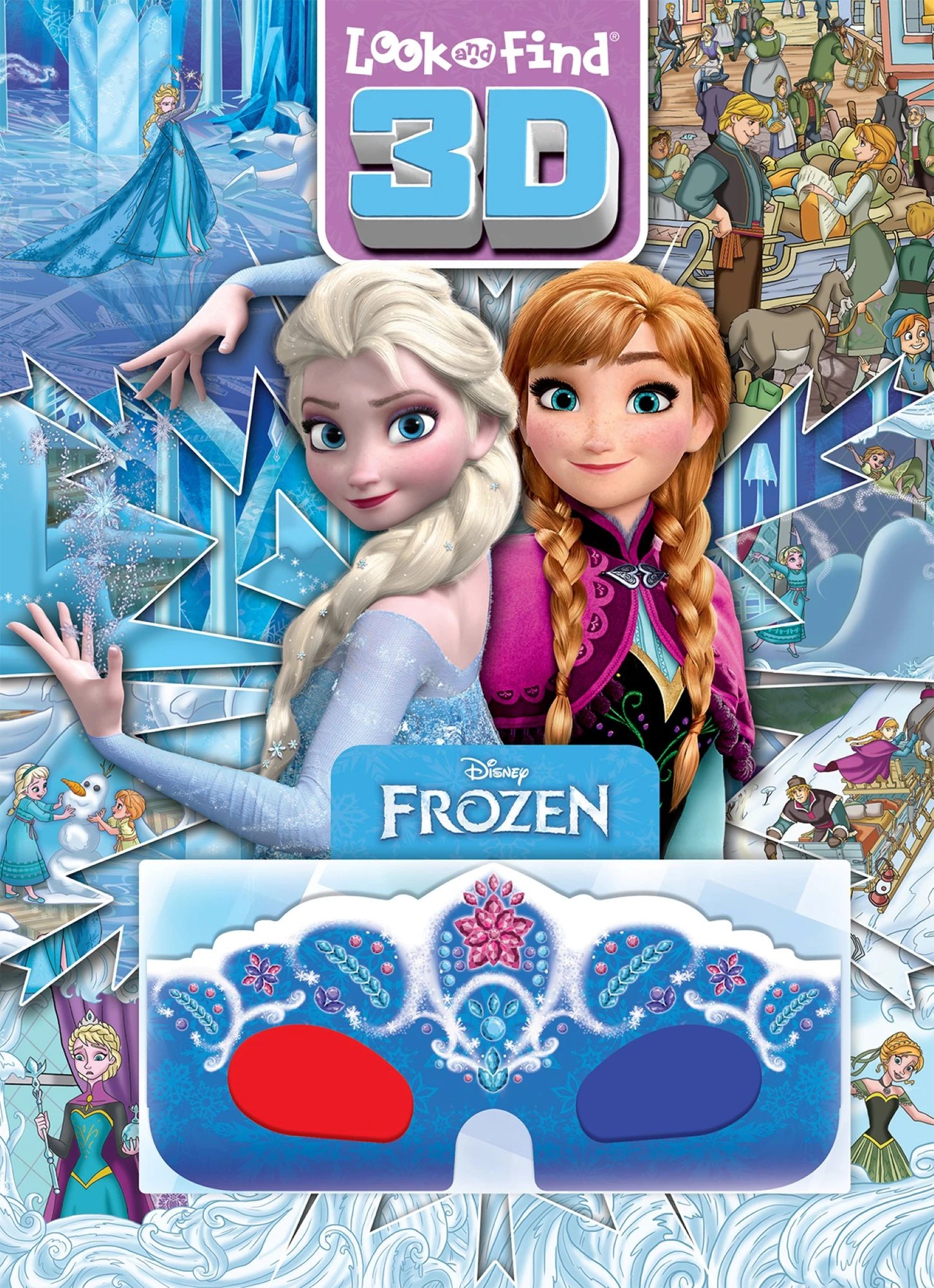 1 Disney Frozen: 3D Look and Find - Book, 1 of 4