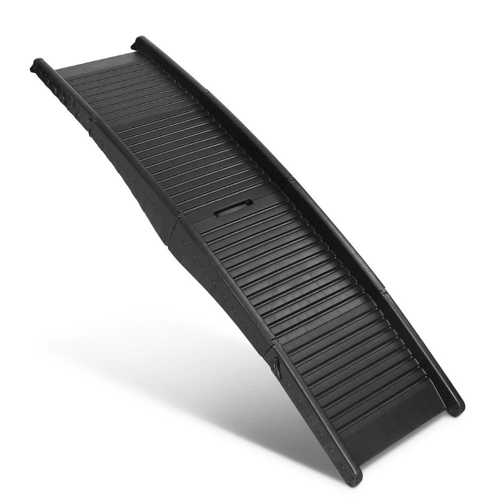 1 i.Pet Dog Ramp Pet Stairs Steps For Car SUV Ladder Travel Foldable Portable - Black, 1 of 7