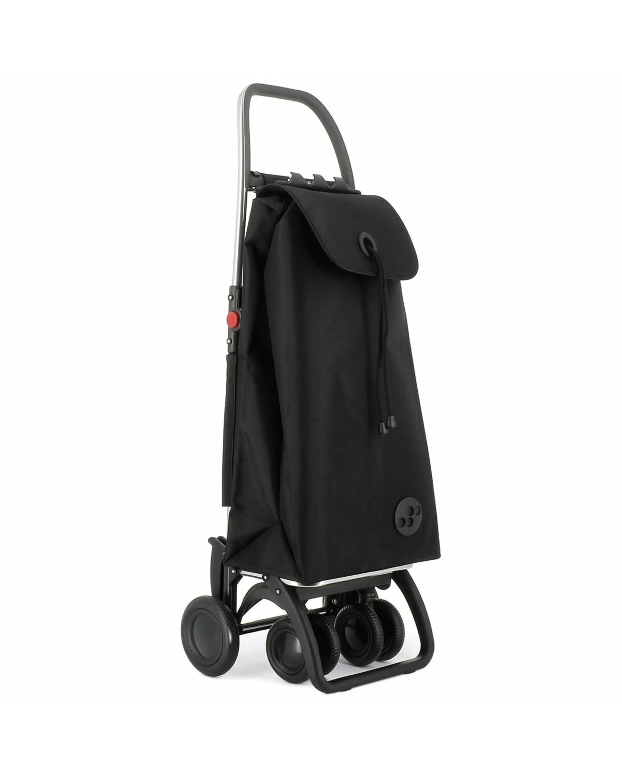1 Rolser IMax MF 4 Wheel 2 Swivelling Trolley Black, 1 of 5