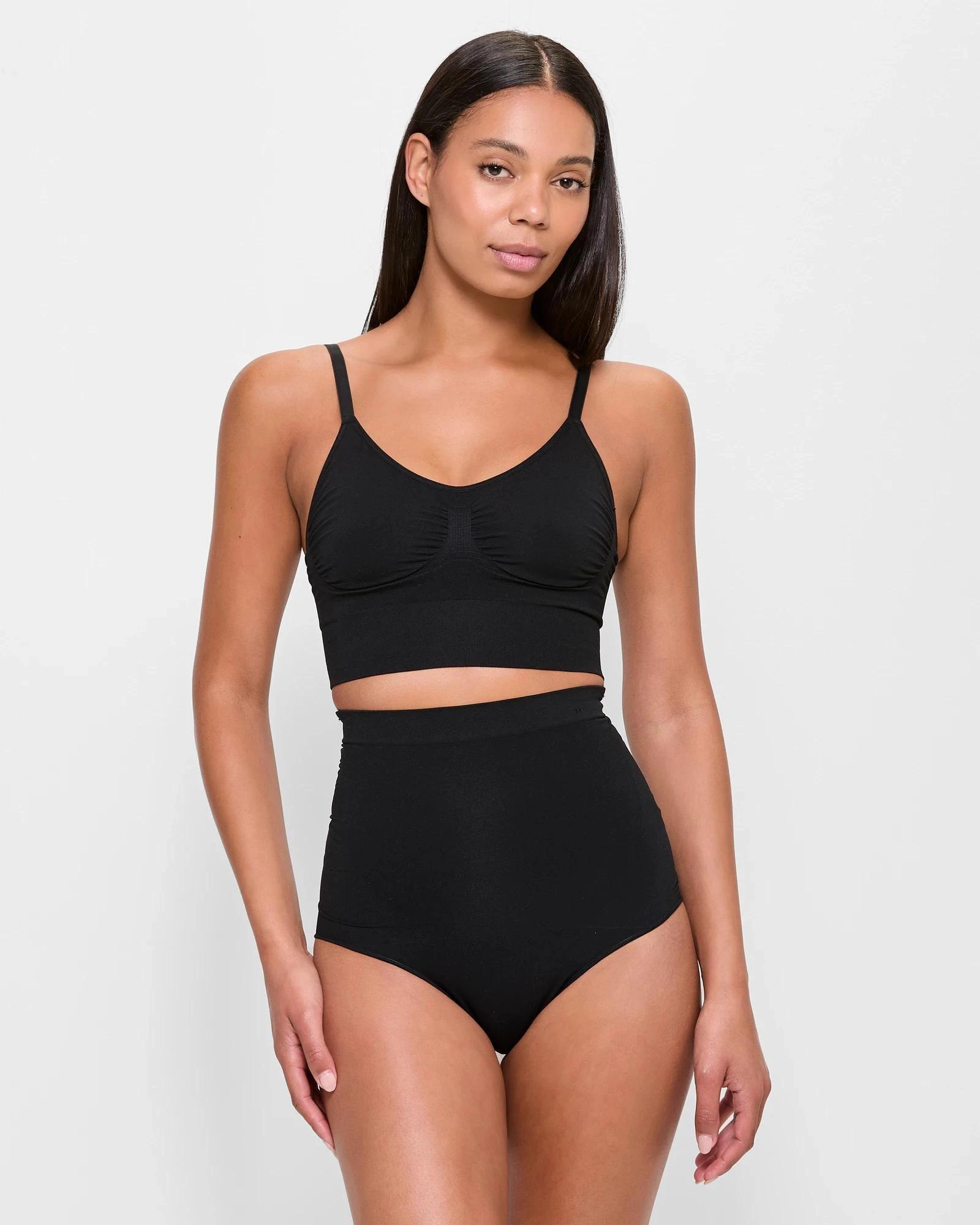 2 Ultra Sculpt High Waisted Shaping Briefs - Ambra BLACK, 2 of 5