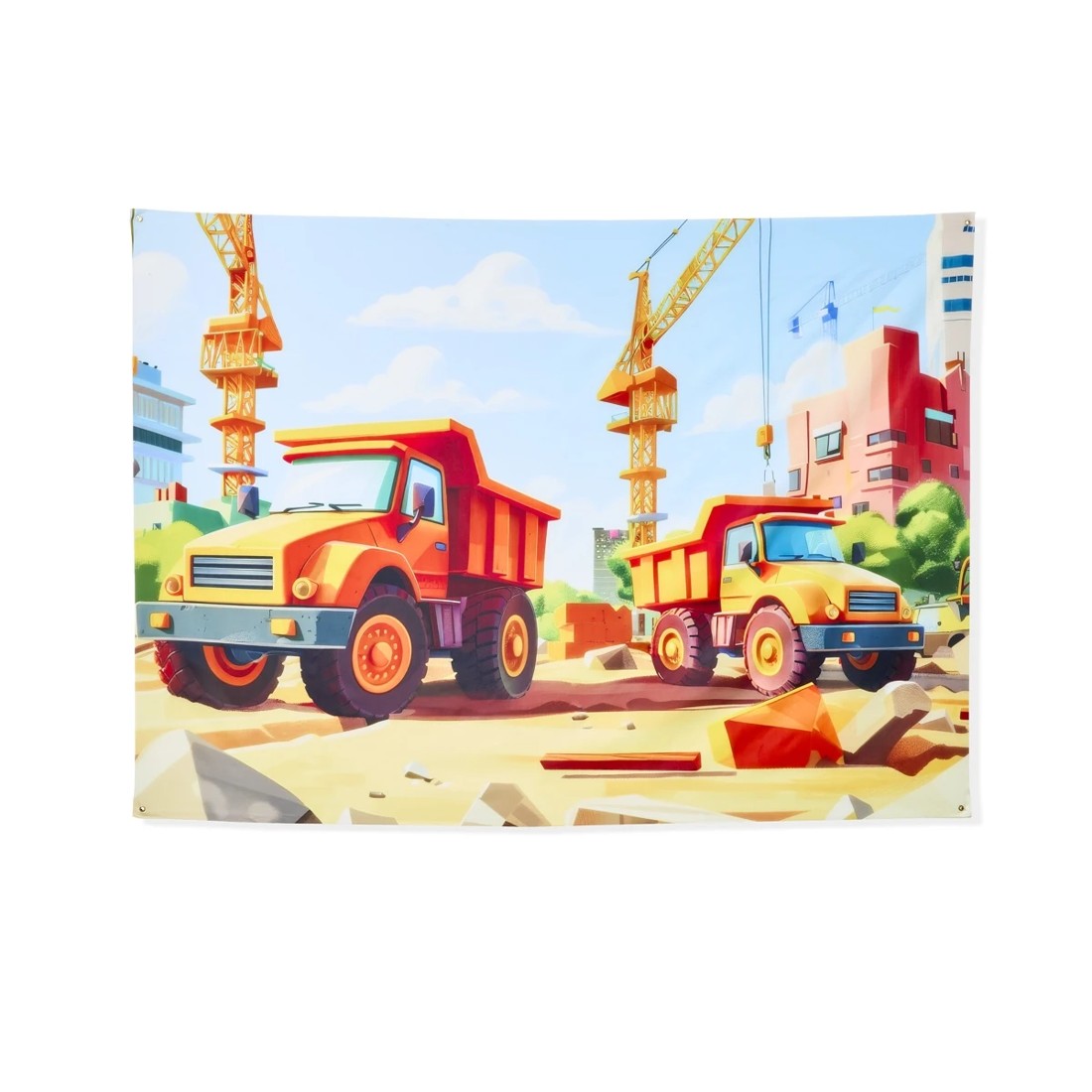 2 Construction Printed Backdrop, 2 of 7