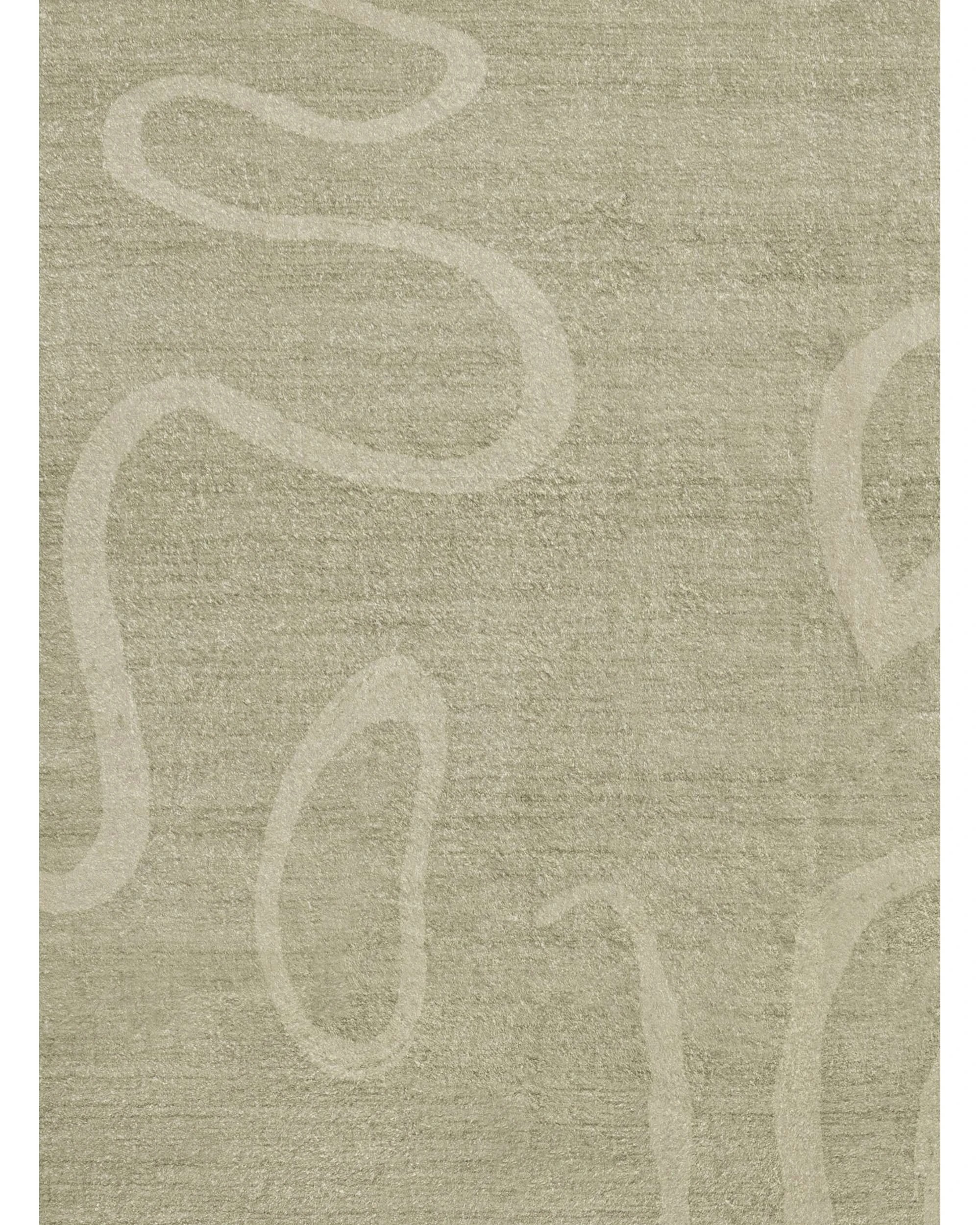 6 Loopsie Nepou  Washable Rug - Green, 6 of 8