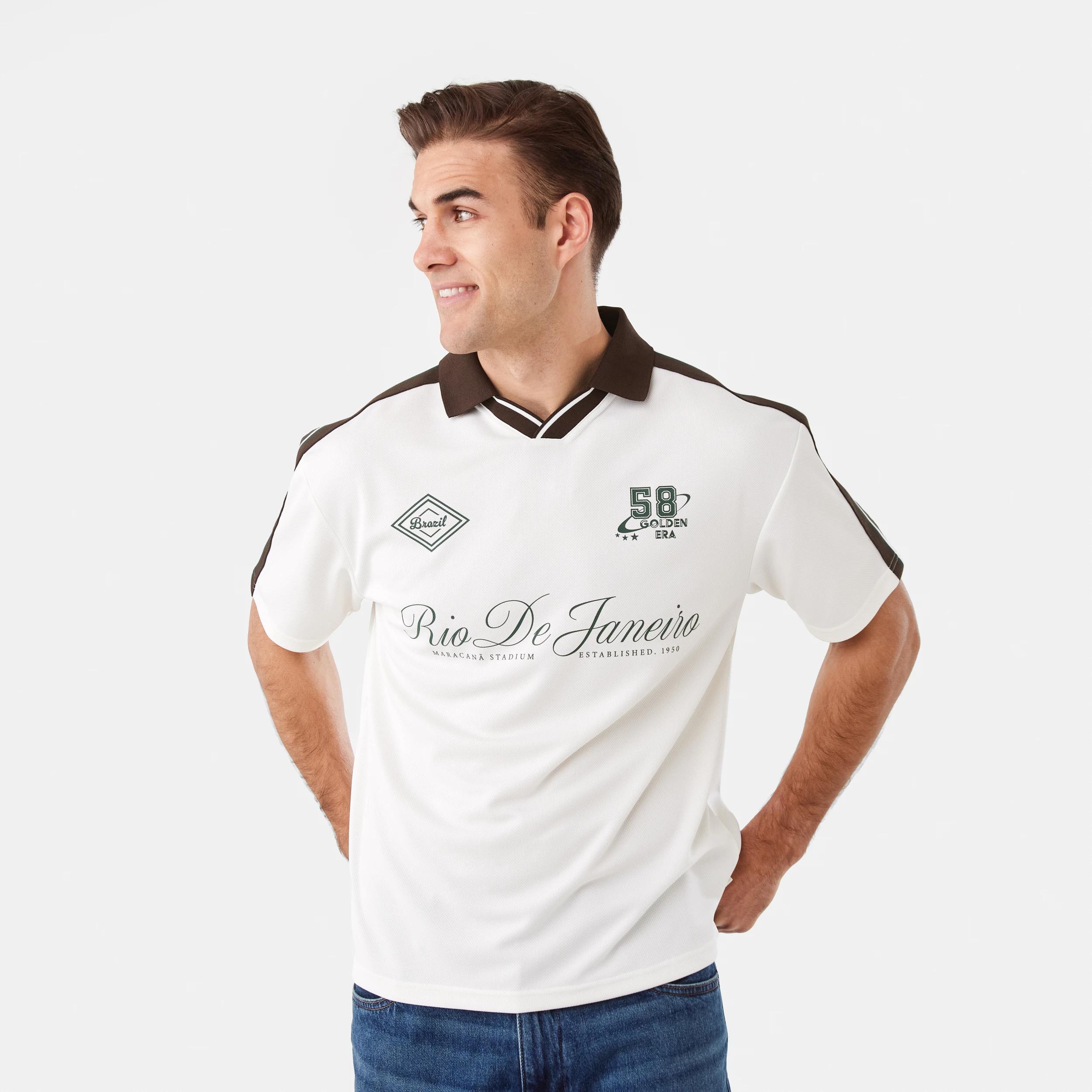 1 Collar Block T-shirt Wht Egret, 1 of 10