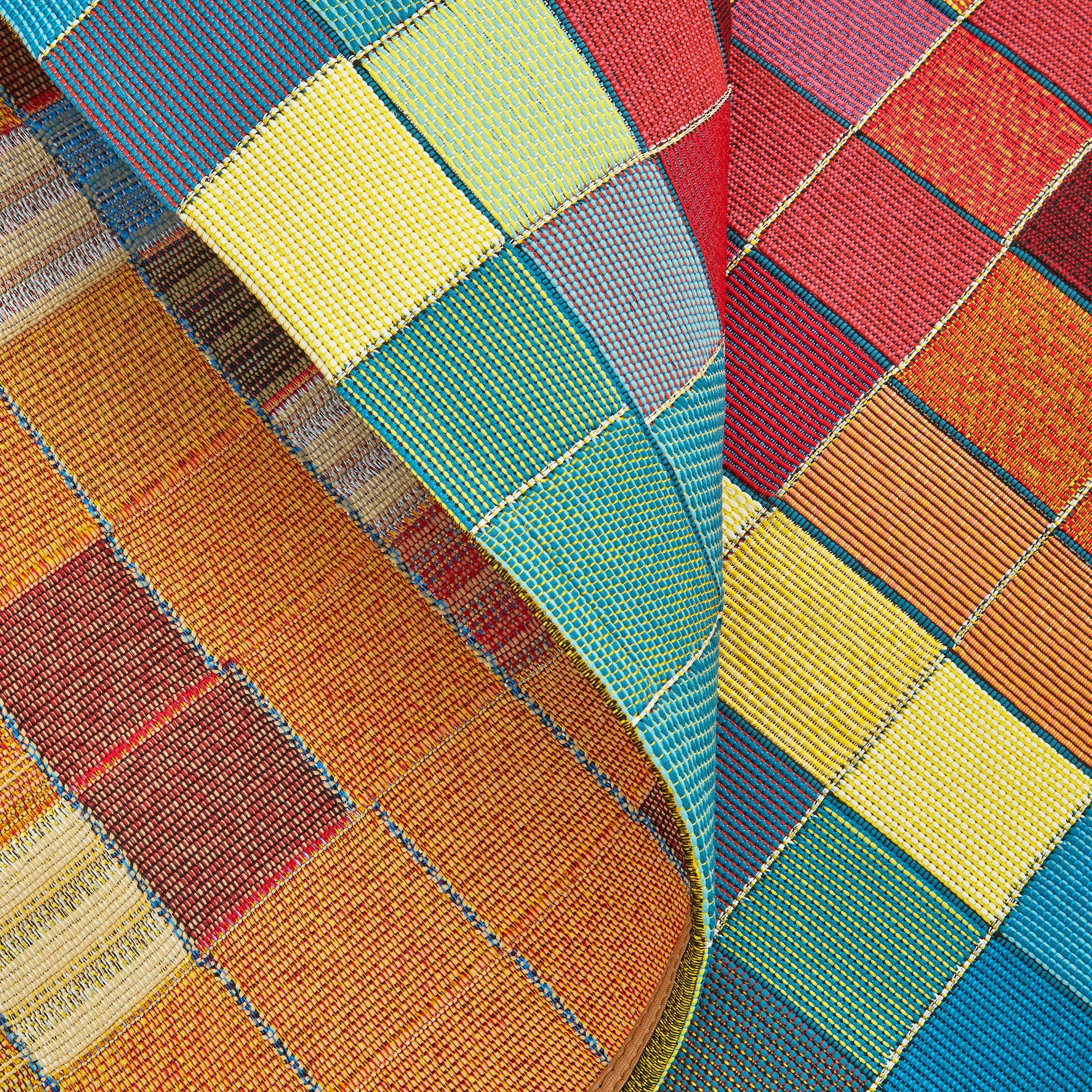 8 Common Ground Rugs Horizon Pixel 300x80cm - Medium Outdoor Rug - Multi, 8 of 8