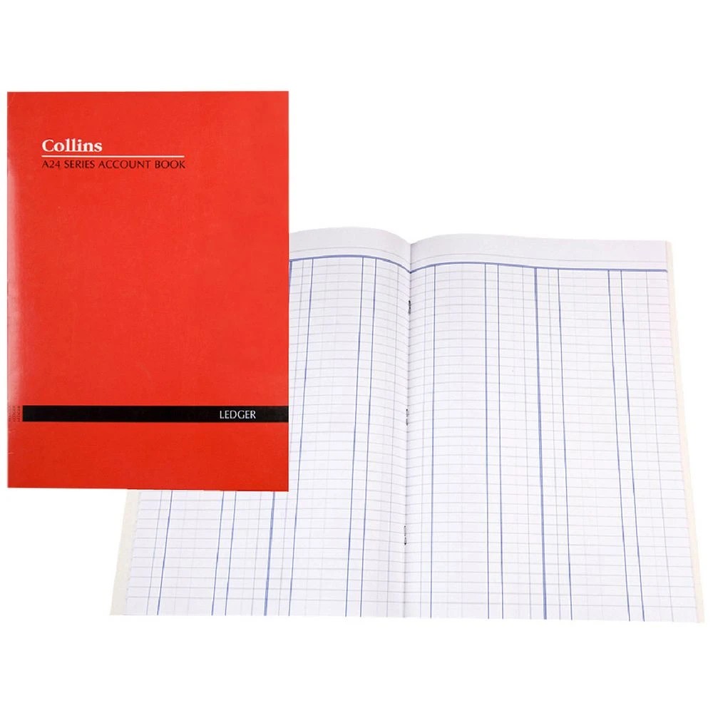 1 Collins A24 A4 Account Book Double Ledger, 1 of 2