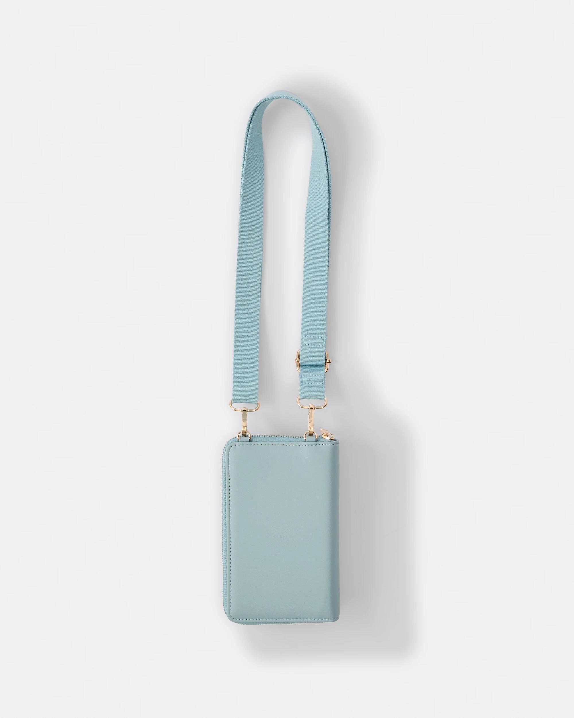 2 Crossbody Phone Wallet Bag Wint Blue, 2 of 6