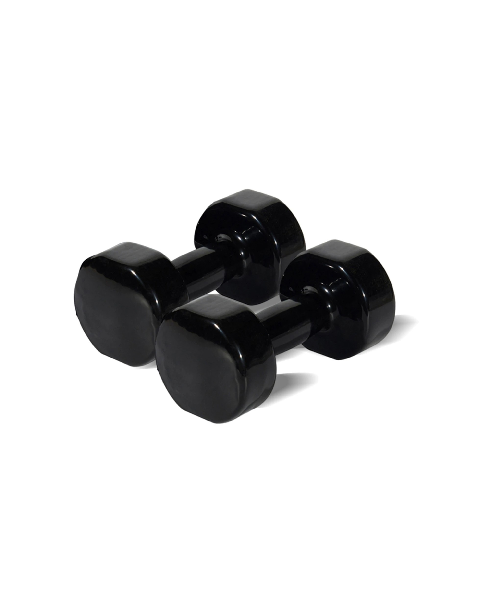 1 BodyWorx 2PK Vinyl Dipped Weighted Dumbbell 6kg Home Gym Workout Set - Easy To Clean - Black, 1 of 2