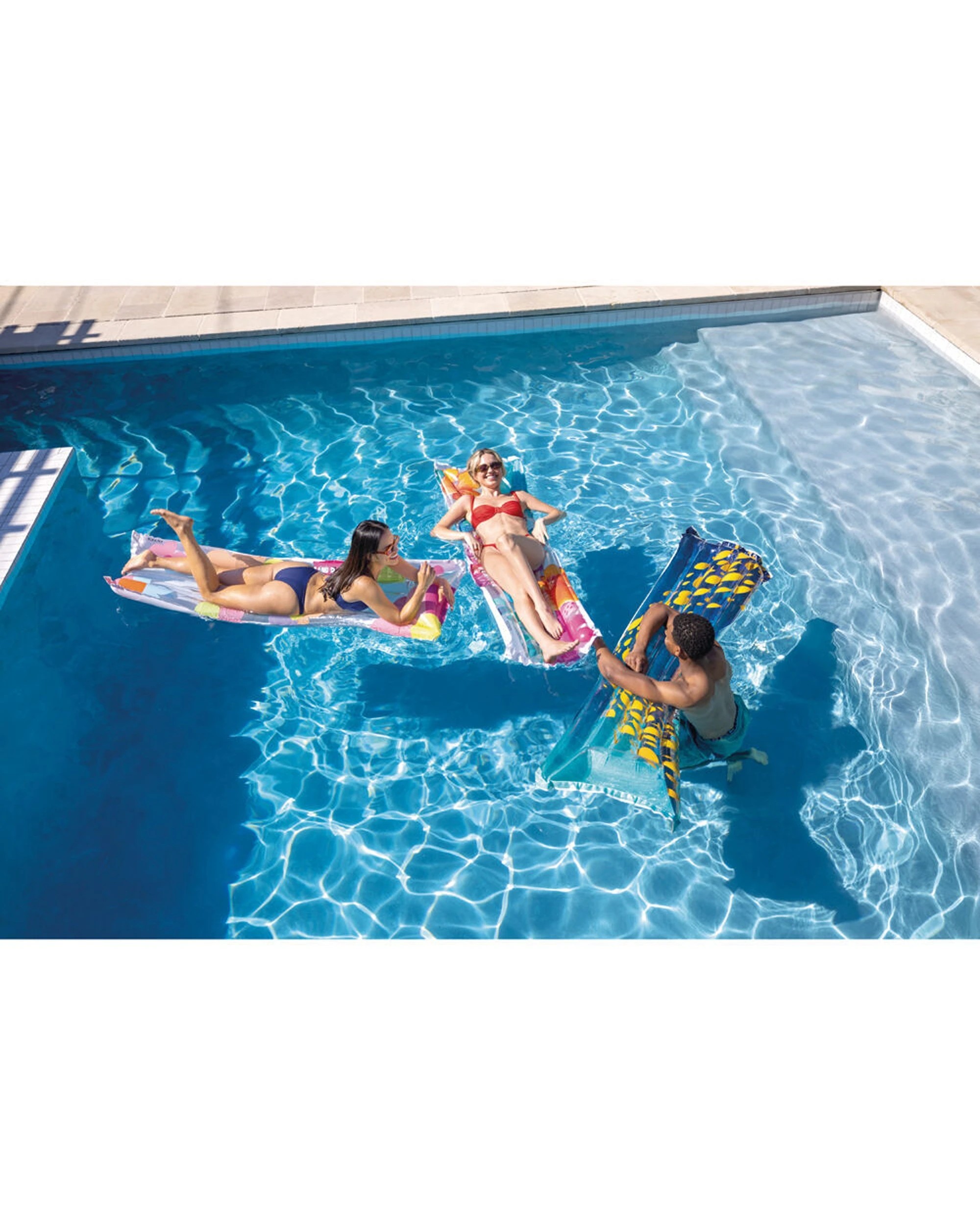 8 Intex 2PK Fashion Mat Vinyl Inflatable Pool Mat - Assorted, 8 of 8