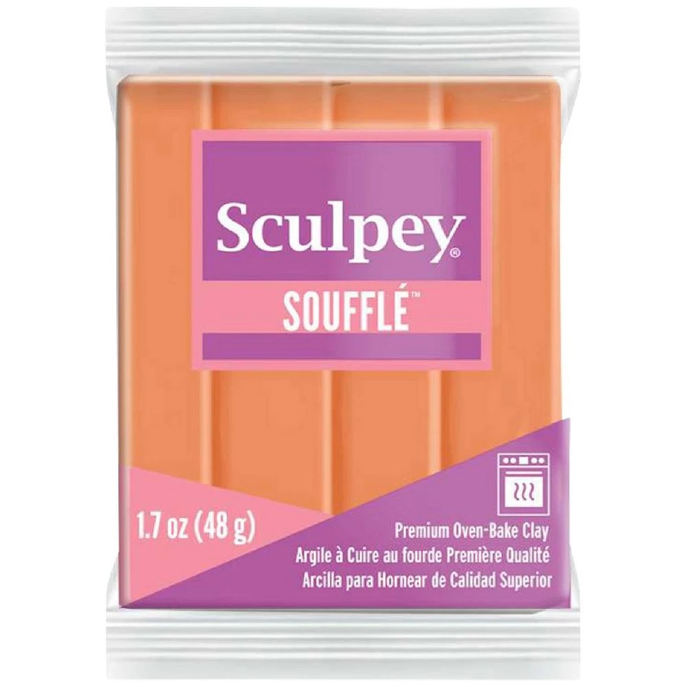 1 Sculpey Souffle Modelling Clay Pumpkin 48g, 1 of 3