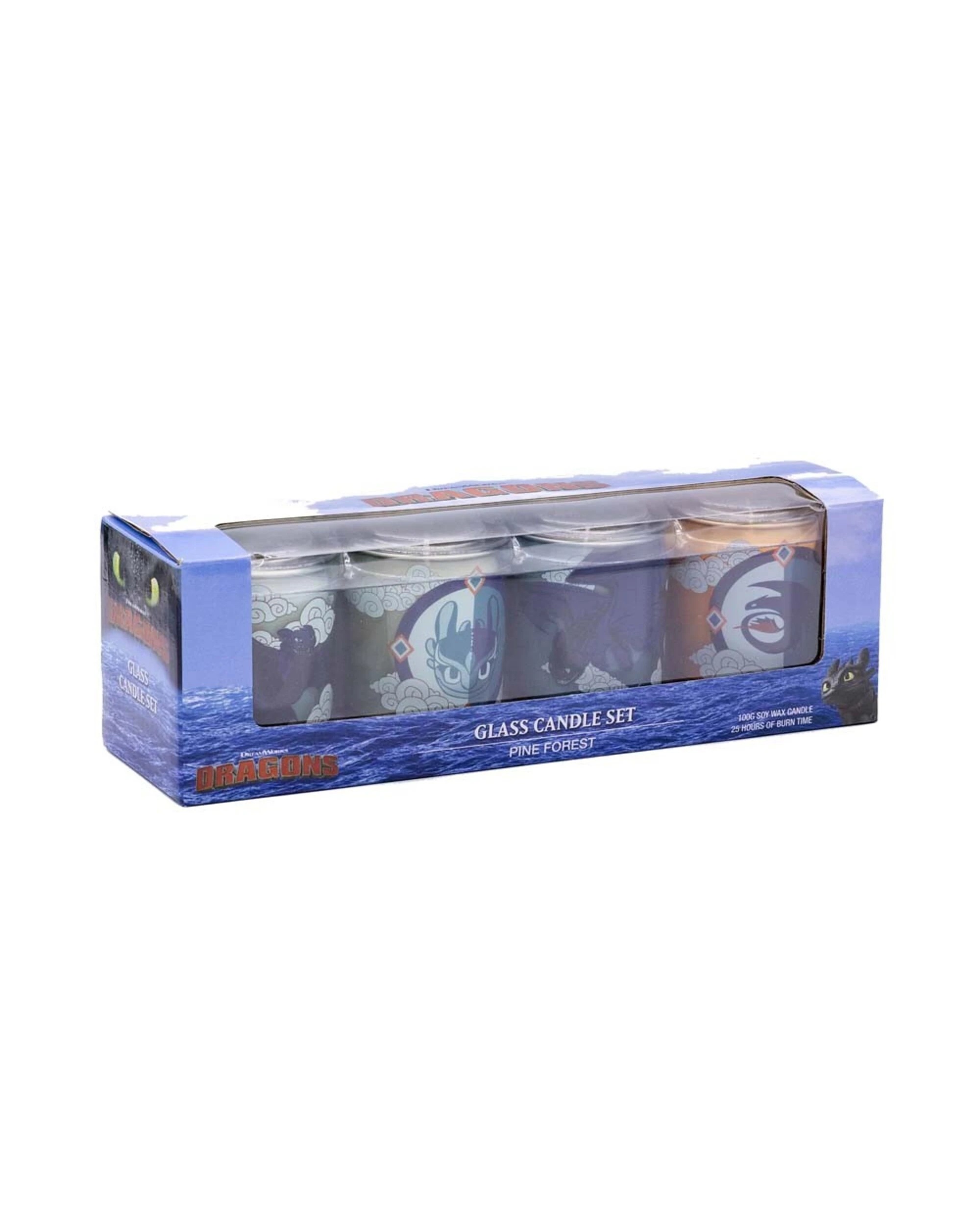 3 How to Train Your Dragon - Toothless Glass Candle Set 4-Pack, 3 of 4