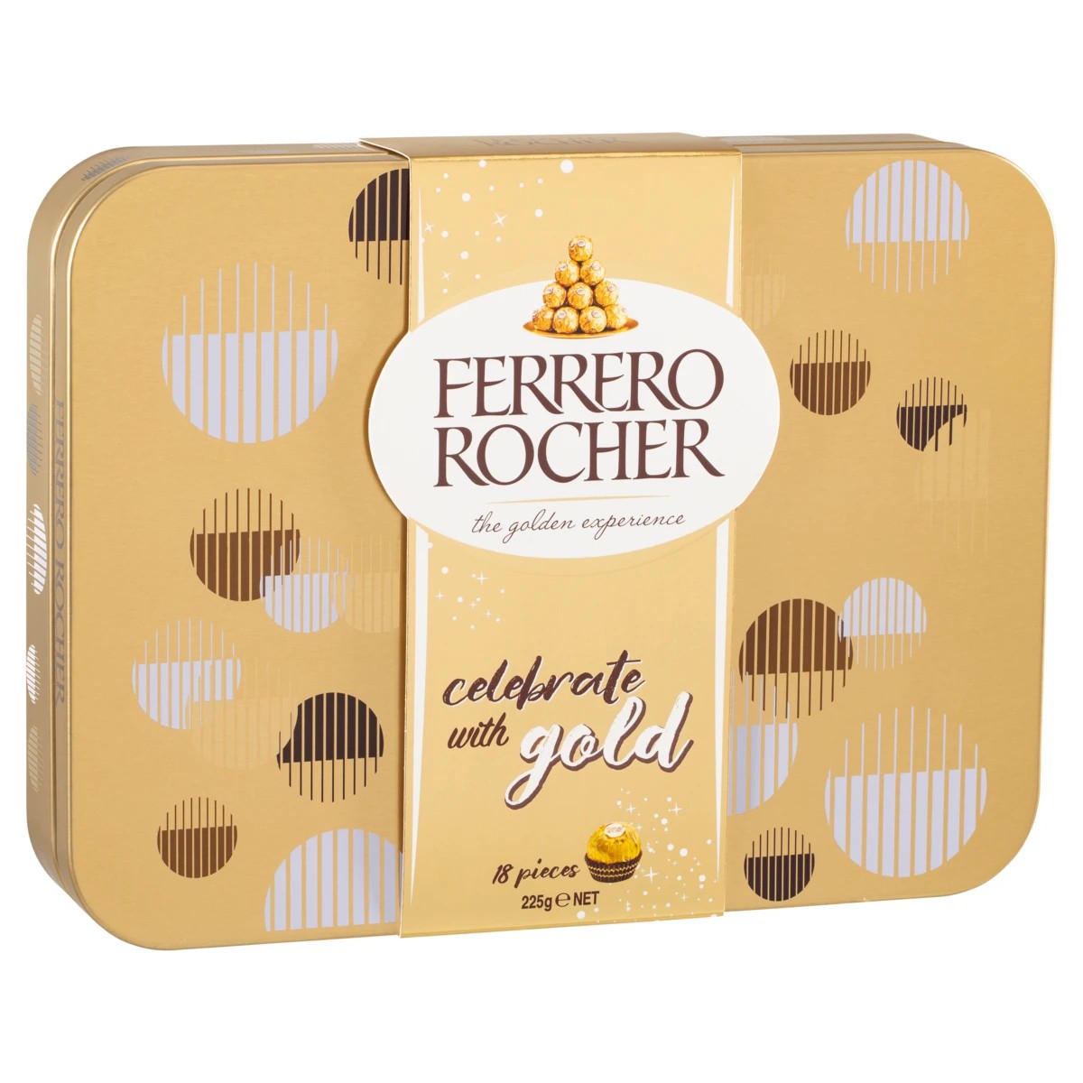 1 18 Piece Ferrero Rocher Tin 225g, 1 of 5