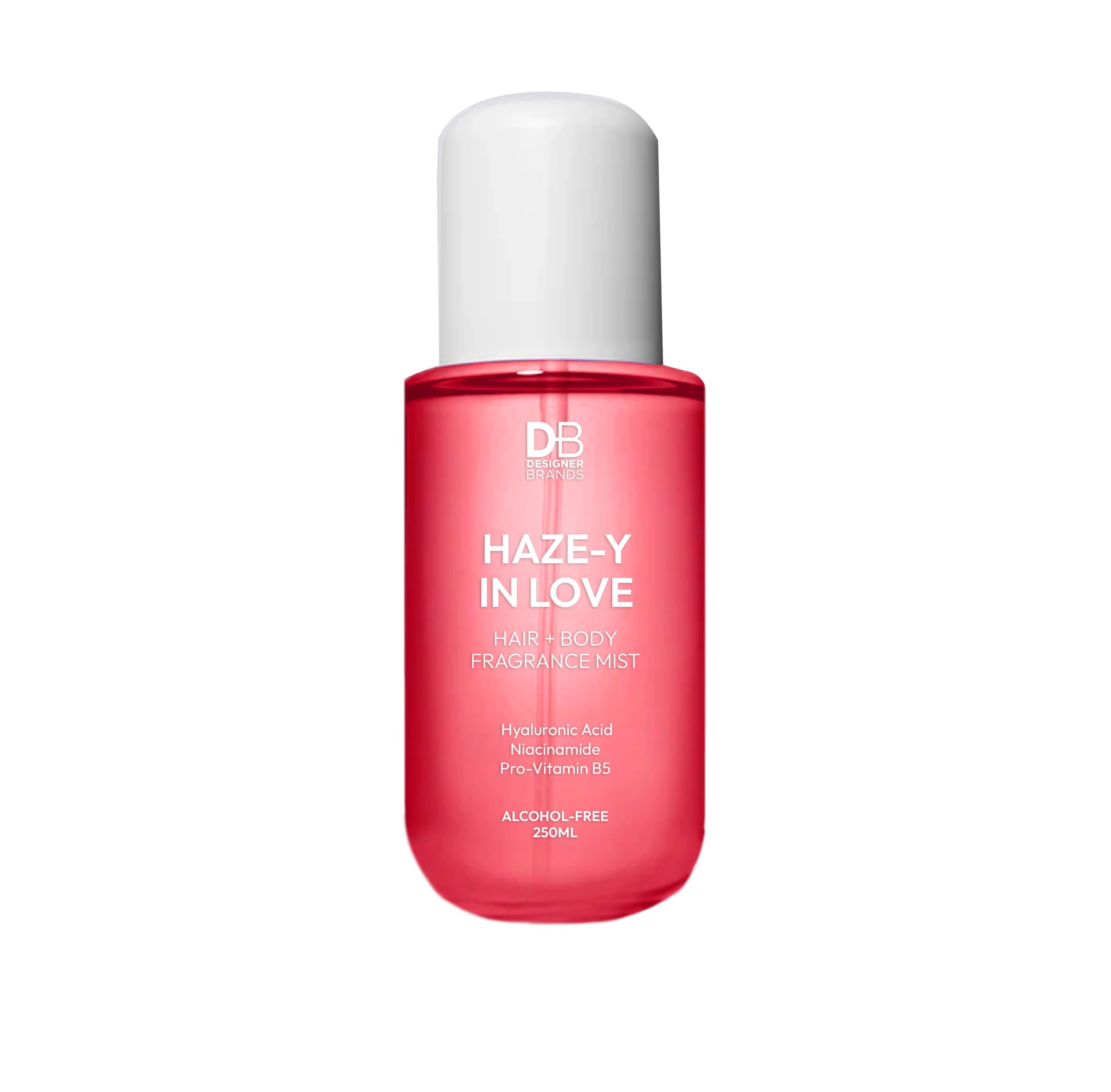 1 Designer Brands Haze-Y in Love Hair + Body Fragrance Mist 250ml - Hyaluronic Acid, Niacinamide and Pro-Vitamin B5, 1 of 1