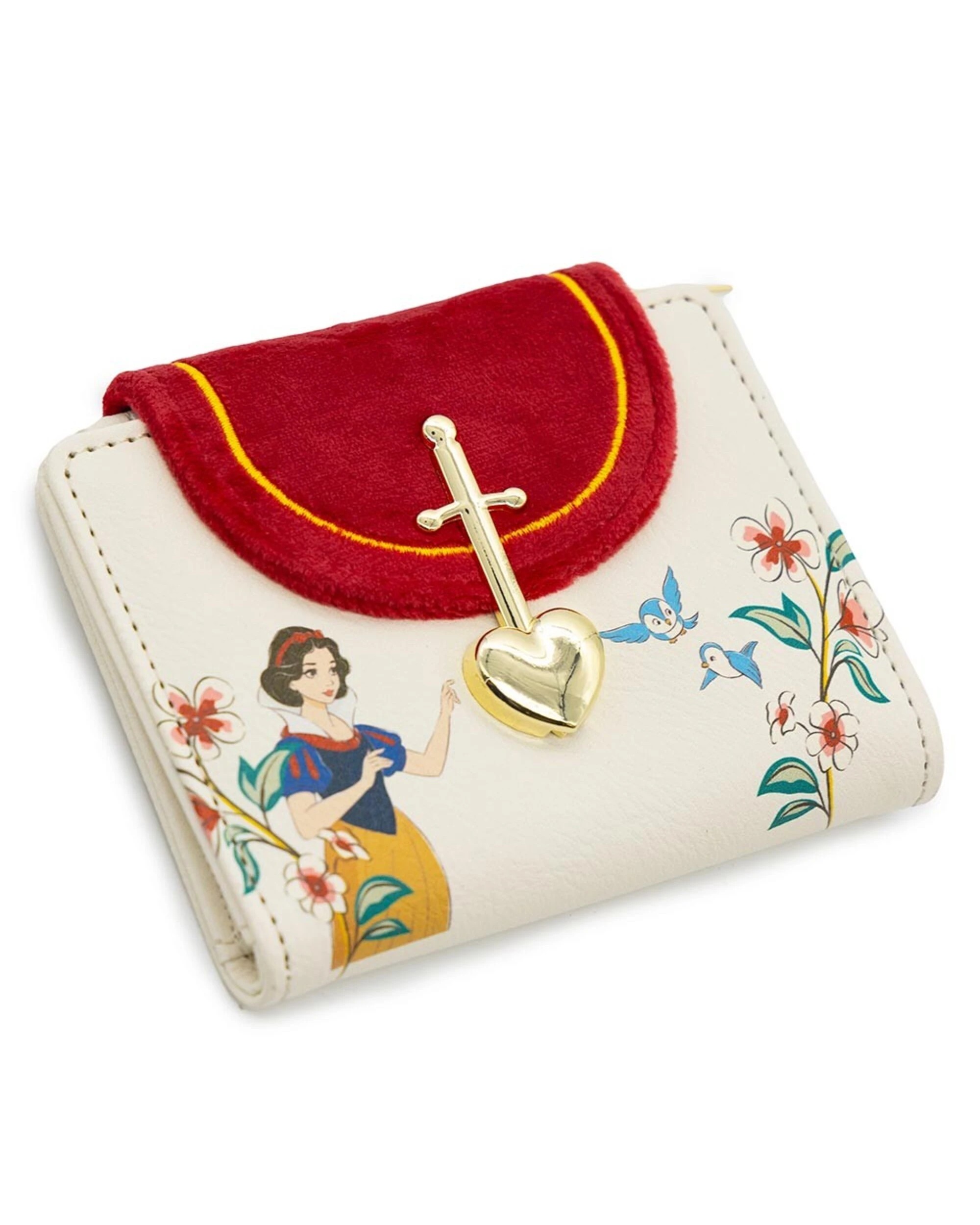 1 Disney - Snow White (2025) - Just One Bite Bi-Fold Wallet - ONE SIZE - Cream,Red, 1 of 3