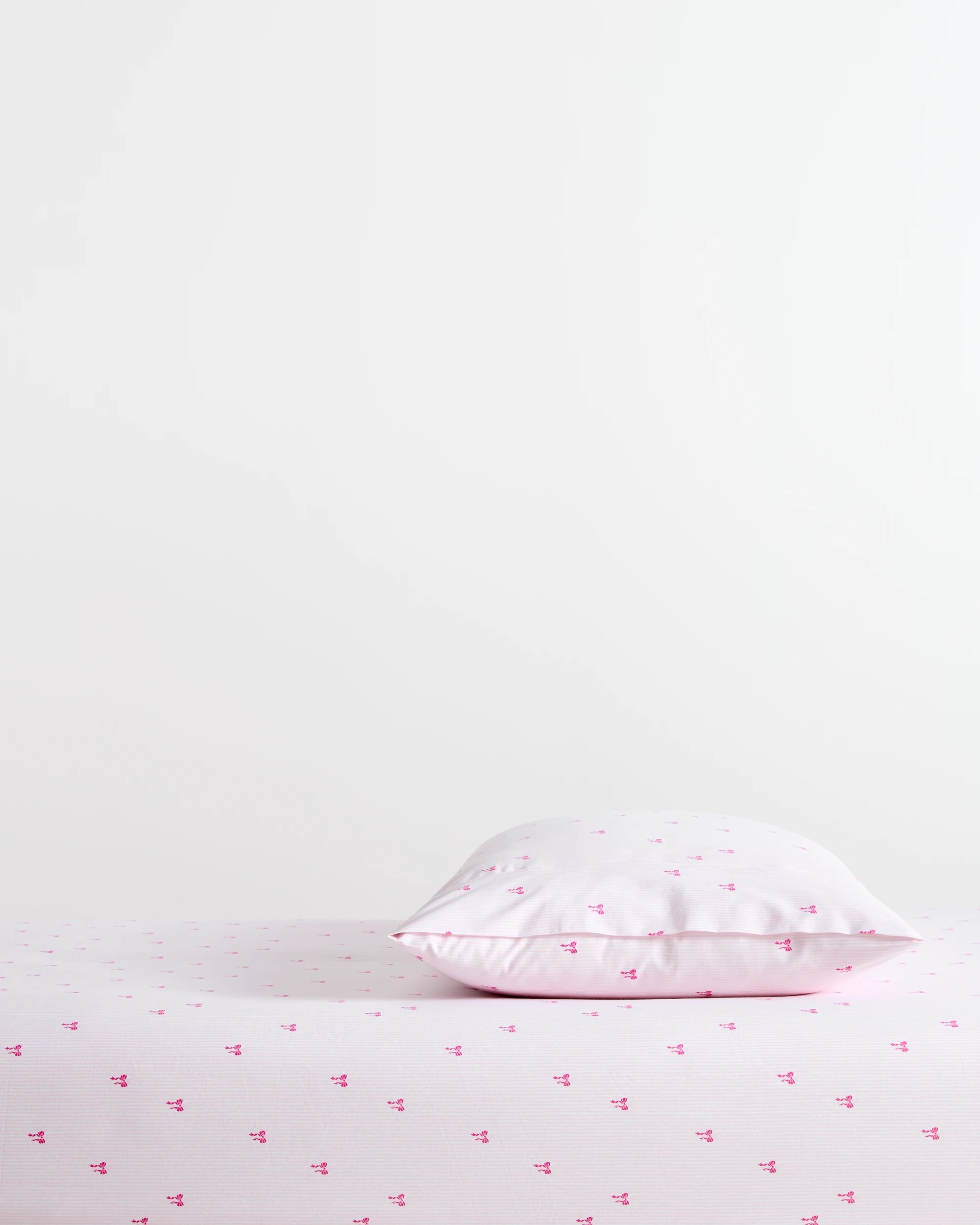 1 Target Millie Bows Australian Cotton Kids Fitted Sheet Set - King Single Bed - Pink, 1 of 4