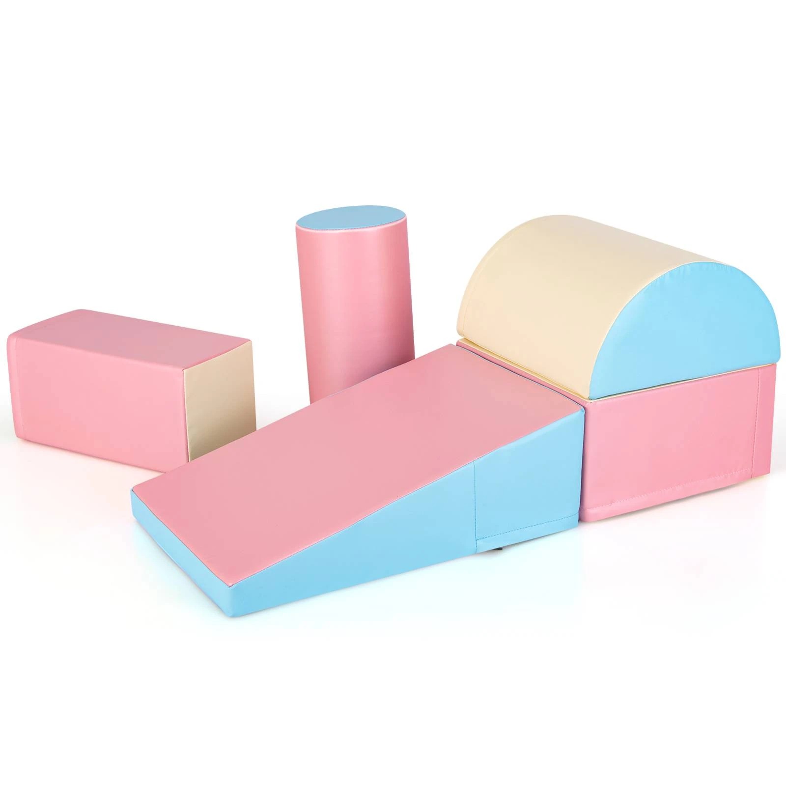 1 Costway Climb Foam Blocks Baby Activity Play Set, 1 of 3