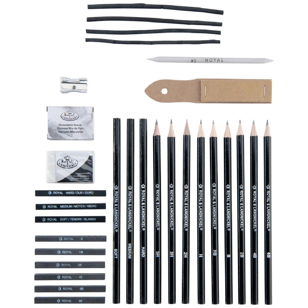3 Royal & Langnickel Start in Arts Sketching Art Set 46 Piece, 3 of 6