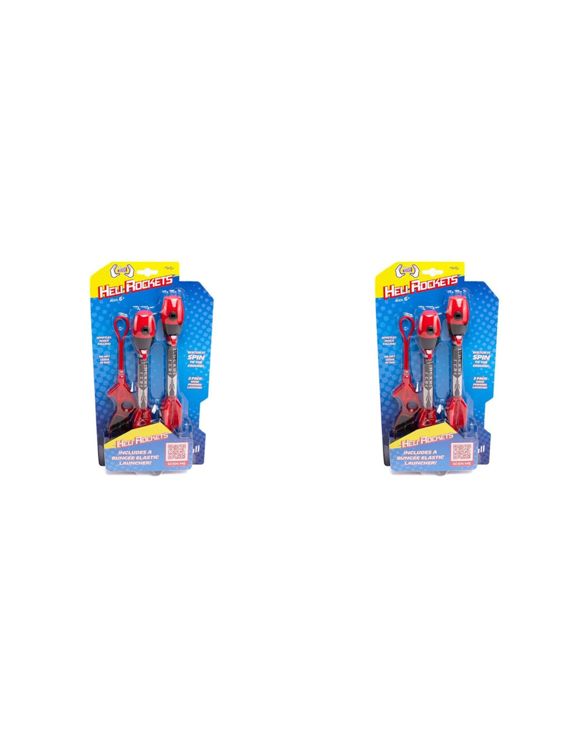 1 Cooee 2pc Soft Foam Tip Heli Rockets Kids Outdoor Toy - Multi, 1 of 4