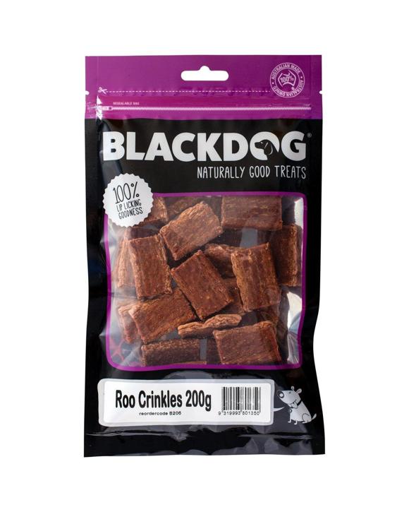 Blackdog Roo Crinkles Natural Dog Chew Treats 200g