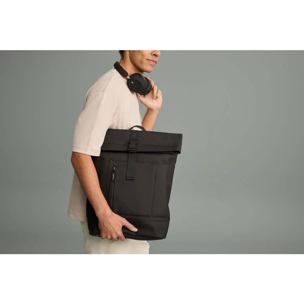 9 Otto On The Go Roll Top Backpack Black, 9 of 10