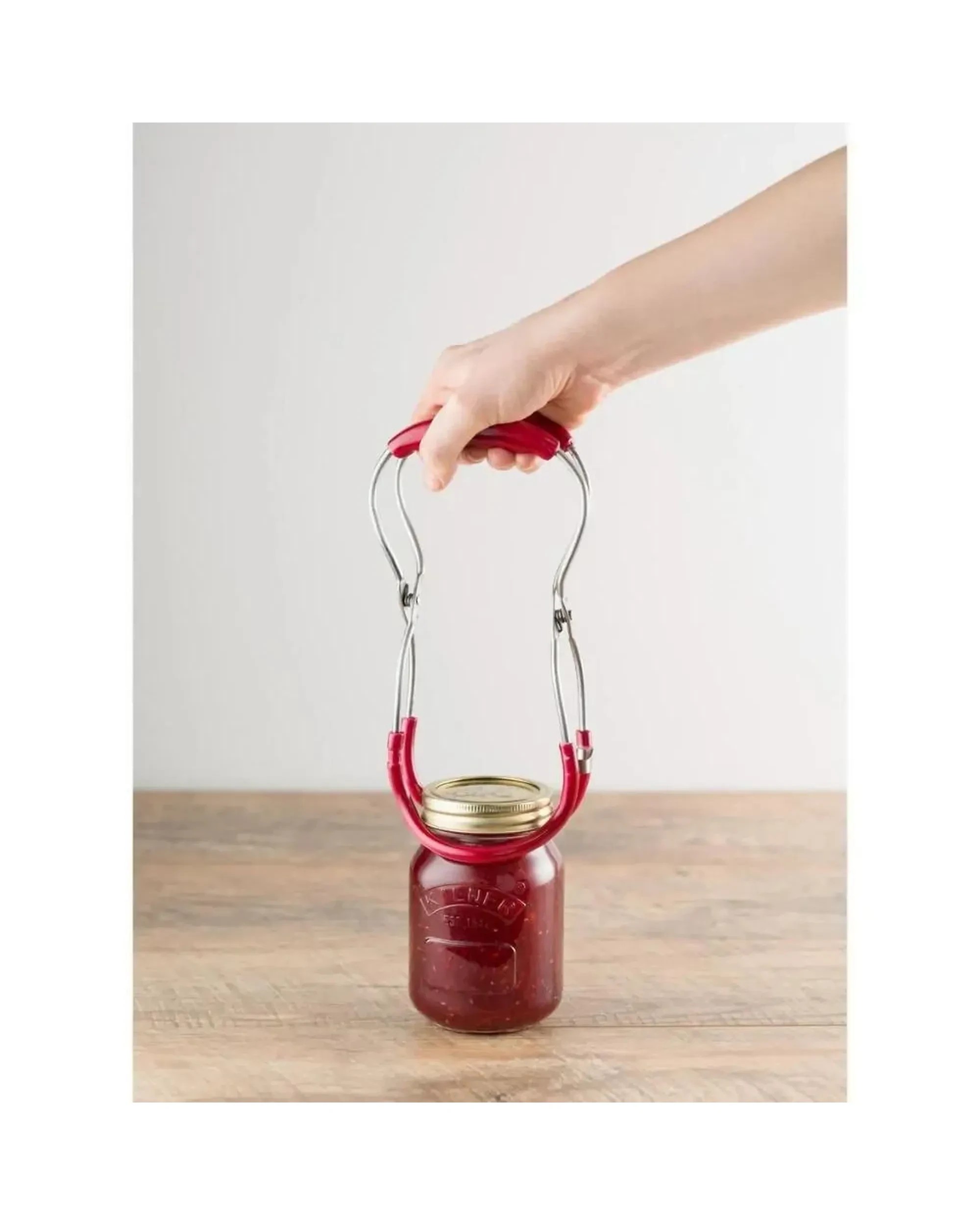 8 Kilner Preserving Set  Jar Tongs  Funnel  Jam Pan  6 x Preserve Jars 500ml, 8 of 8