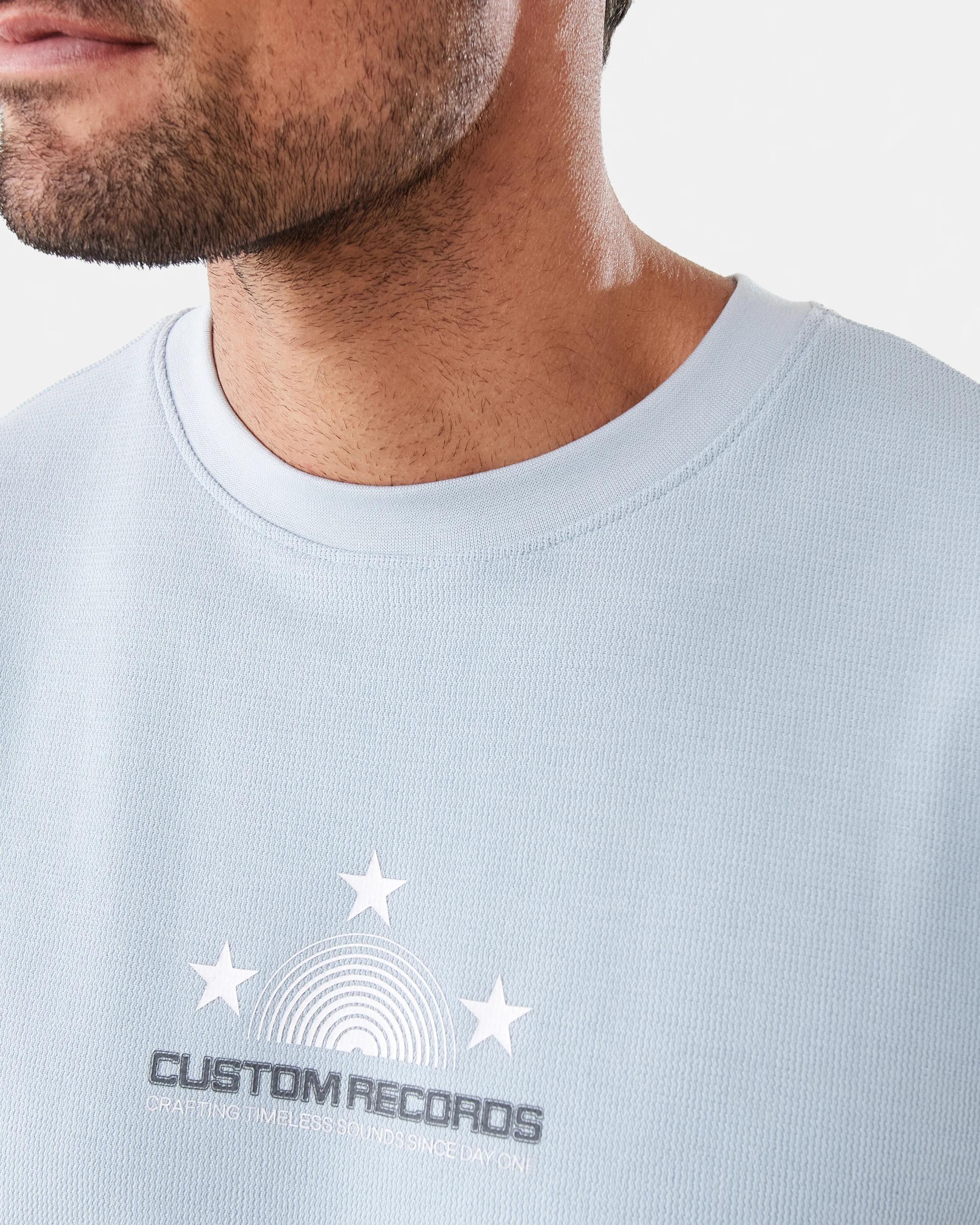 6 Textured Print T-shirt Blu Rcds, 6 of 7