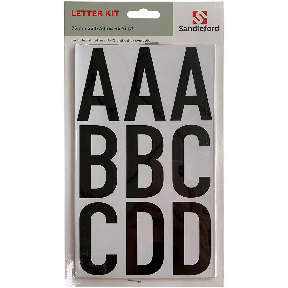 1 Sandleford Letter Kit 75mm, 1 of 9