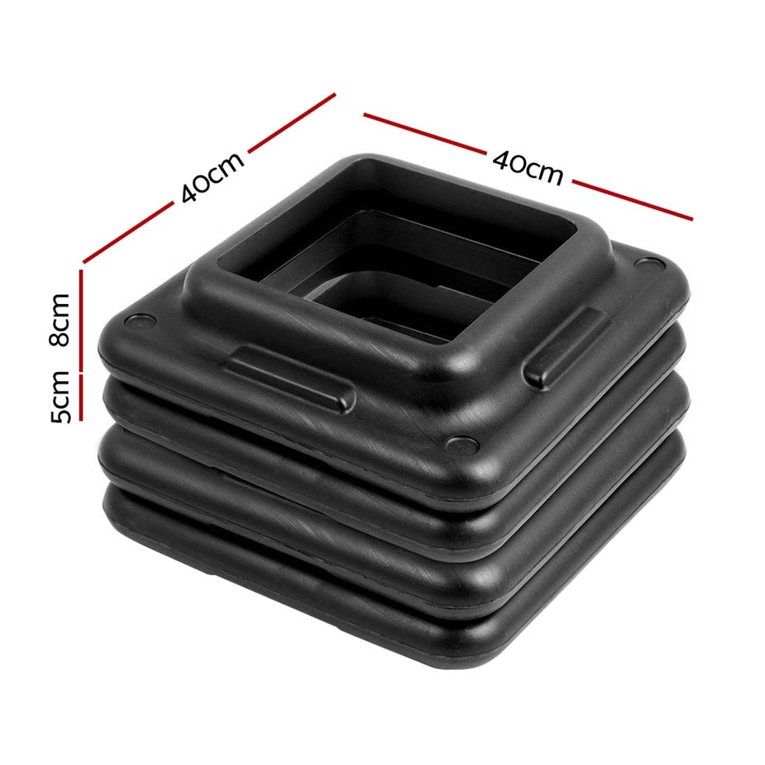 2 Everfit 4X Aerobic Step Riser - Black, 2 of 6