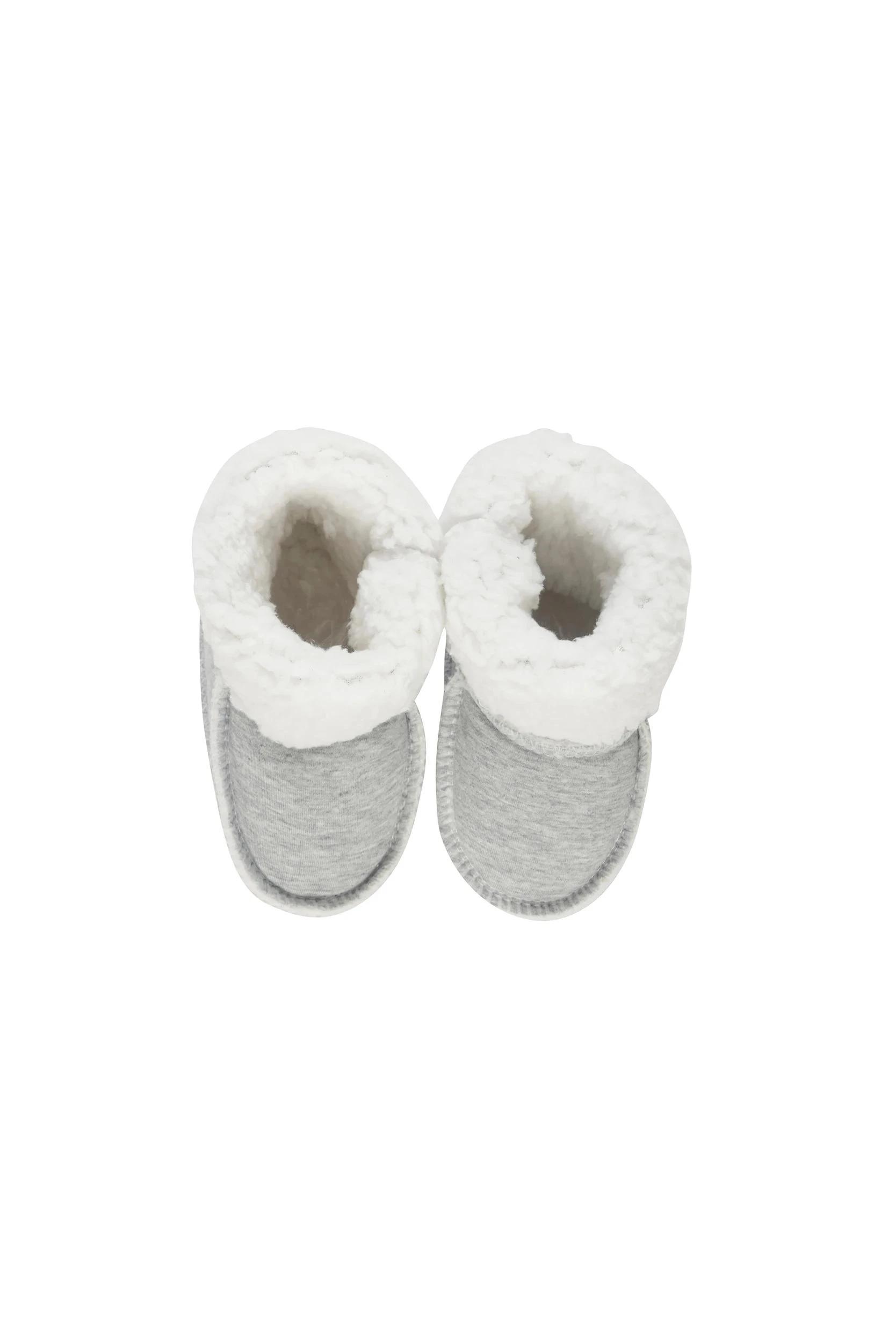 1 Bonds Snug Fleece Booties GREY MARLE, 1 of 3