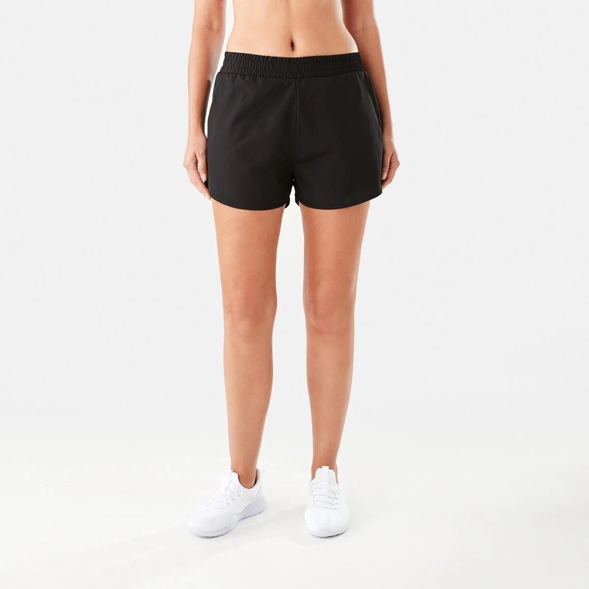 6 Active Womens 3in. Running Shorts Black, 6 of 7