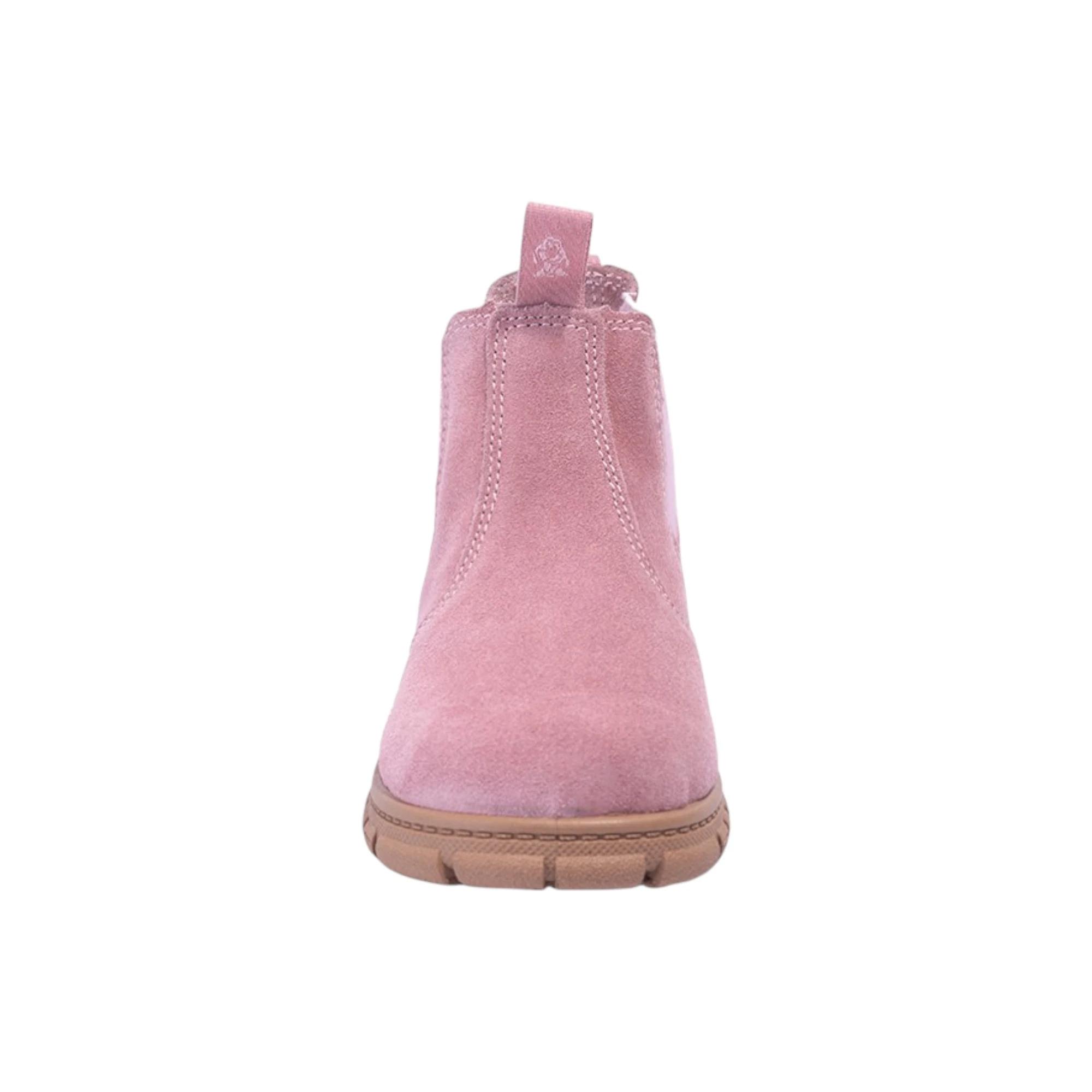 1 Grosby Ranch Boots Pink Toddler Infant Girls Kids Leather Slip On Shoes PINK, 1 of 4