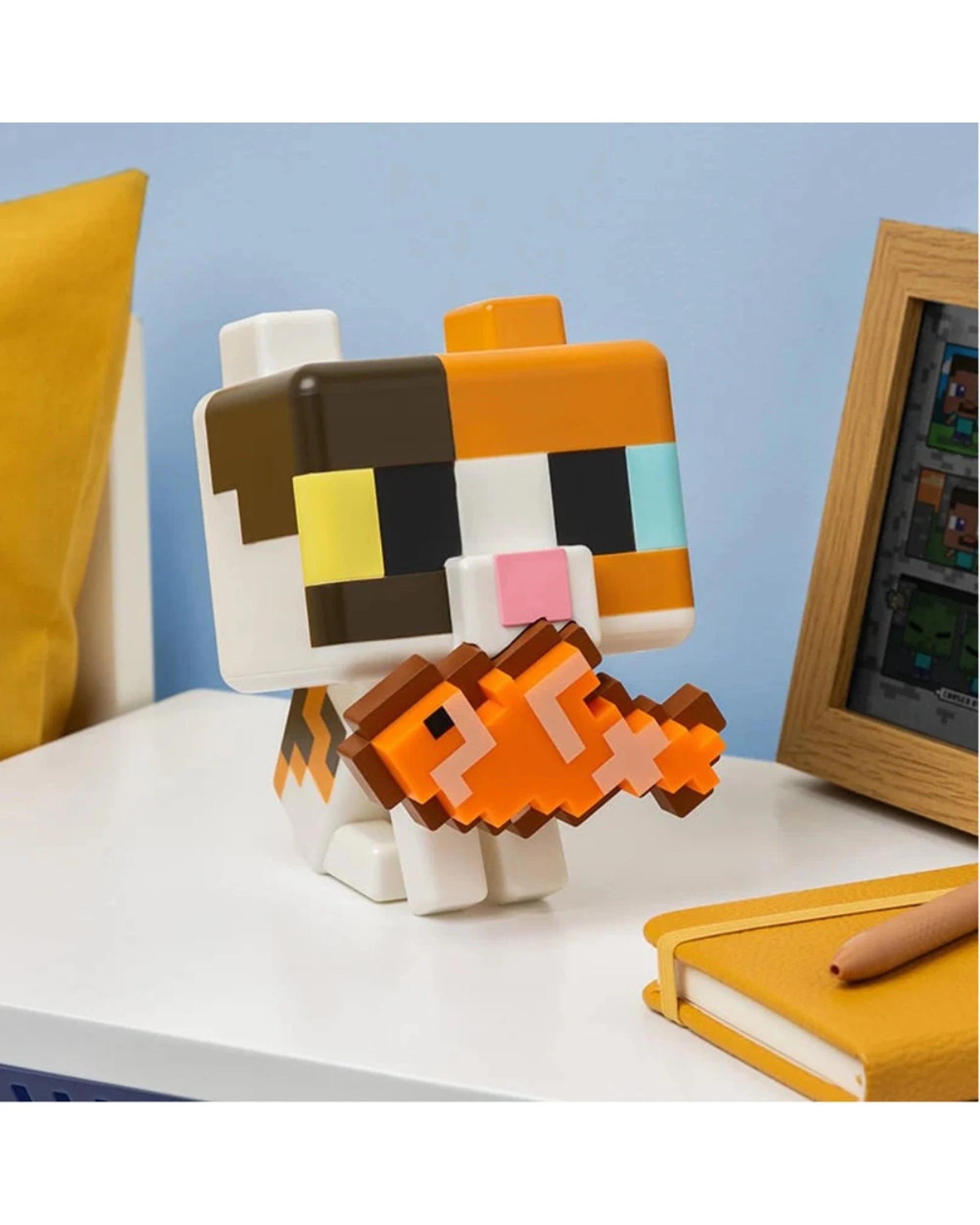 2 Paladone GloBuddies Minecraft Cat Light, 2 of 5