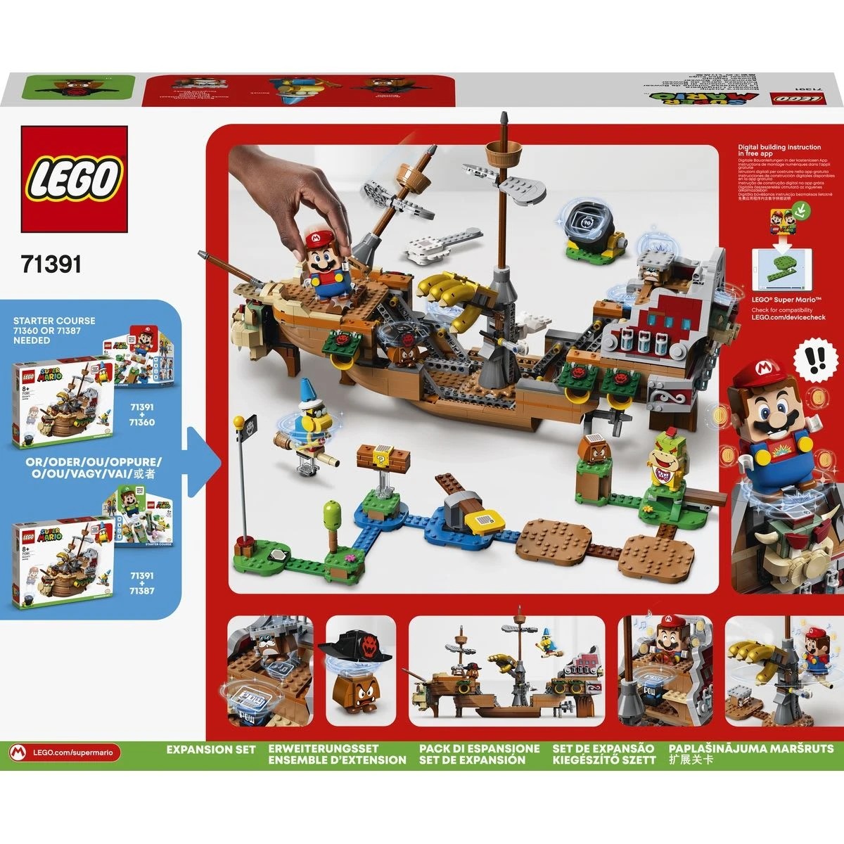 10 LEGO Super Mario Bowser’s Airship Expansion Set 71391, 10 of 10