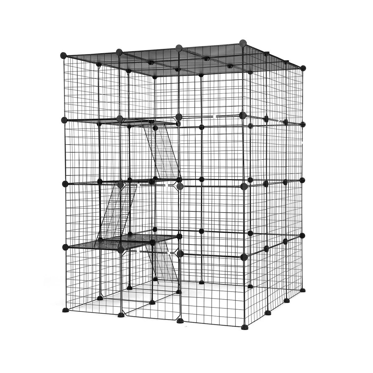 2 Pet Scene DIY Cat Enclosure Cage Pet House 4 Tier, 2 of 2