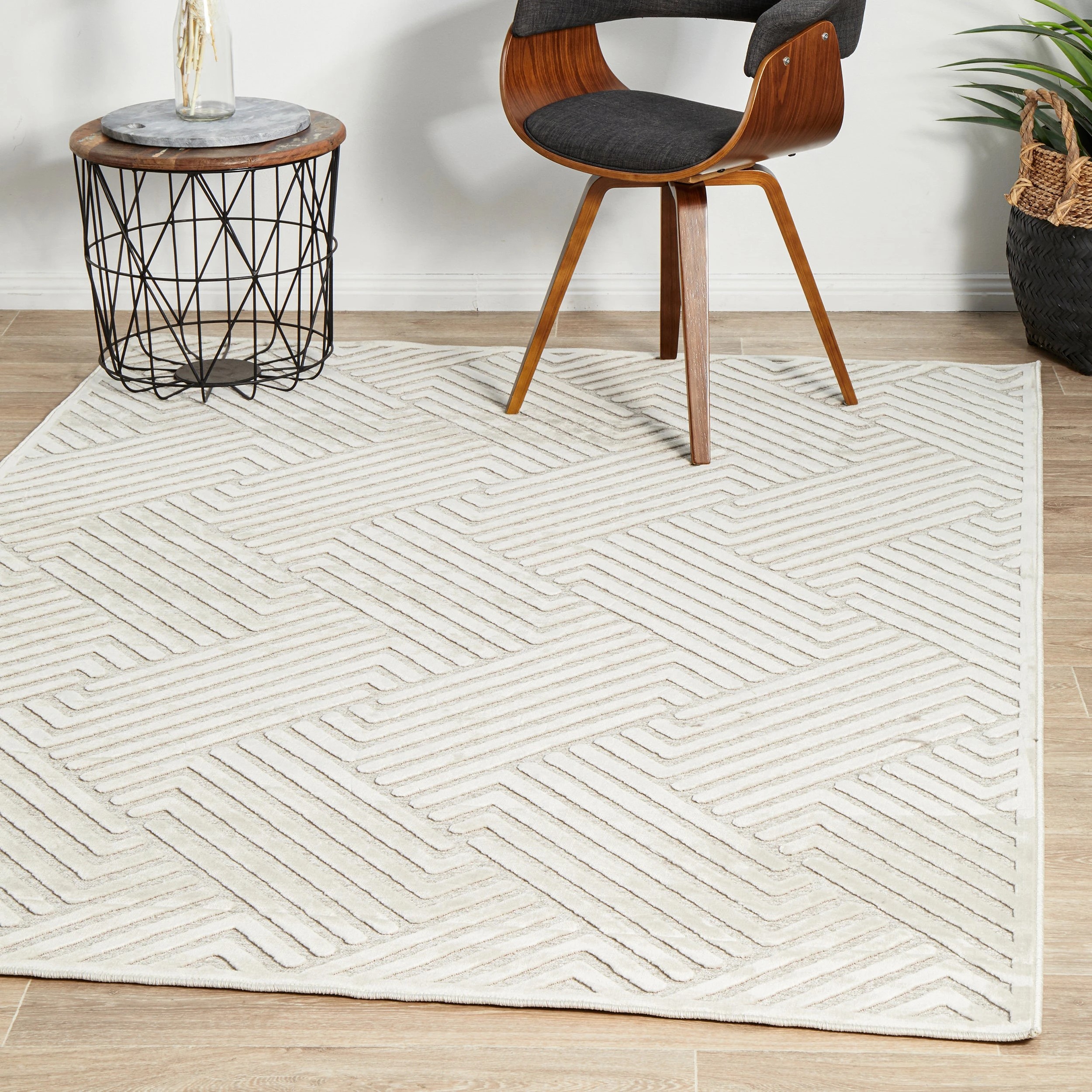 4 Common Ground Rugs Citadel 47 290x200cm - White, 4 of 9