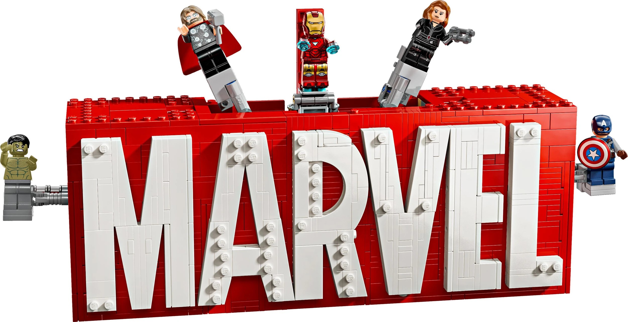3 LEGO Marvel: Marvel Logo & Minifigures 76313, 3 of 10