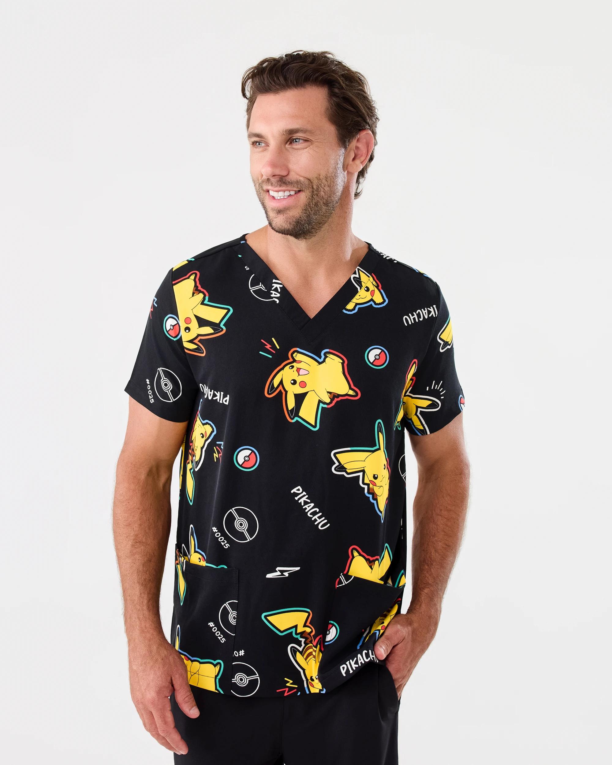 1 Workwear Pokemon License Scrub Top Pokemon, 1 of 8