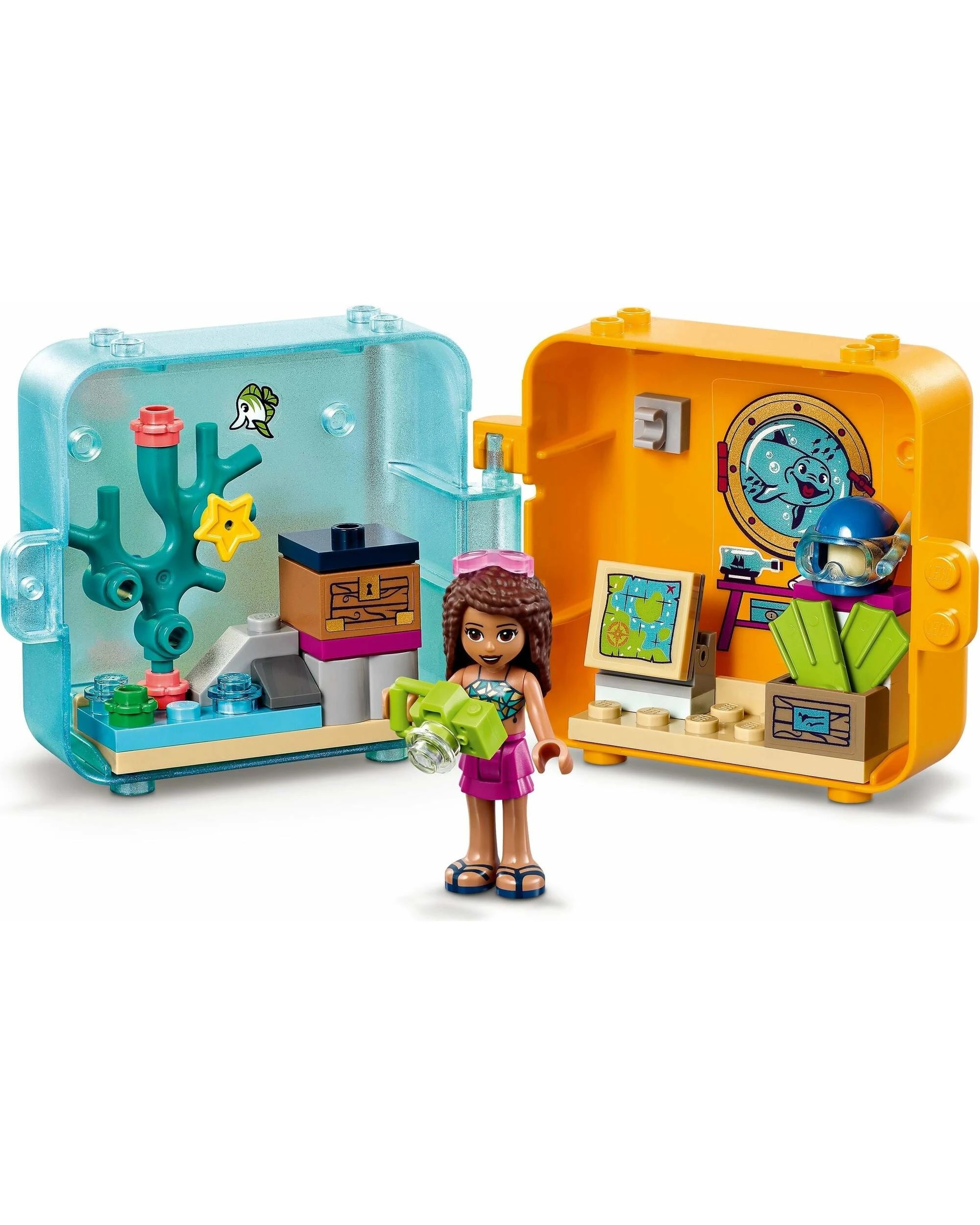 2 LEGO 41410 Andrea's Summer Play Cube: Portable Marine Fun, 2 of 5