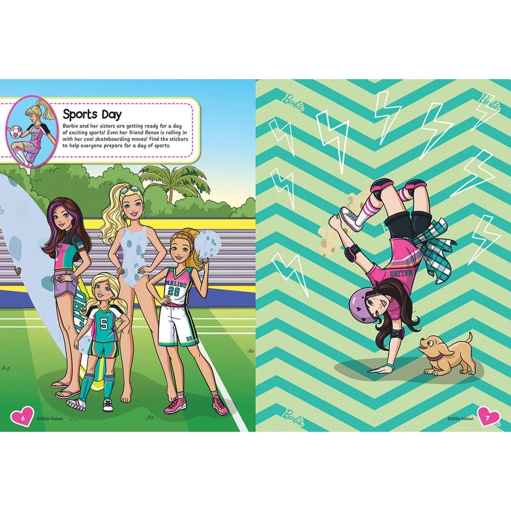 4 Scholastic Sticker Dressing Book Barbie, 4 of 4