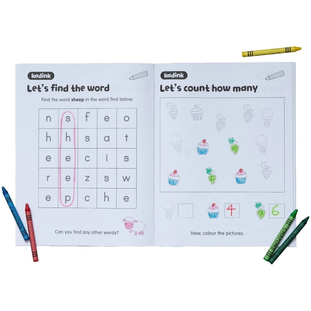 4 Kadink Workbook 48 Pages Puzzles and Games, 4 of 5