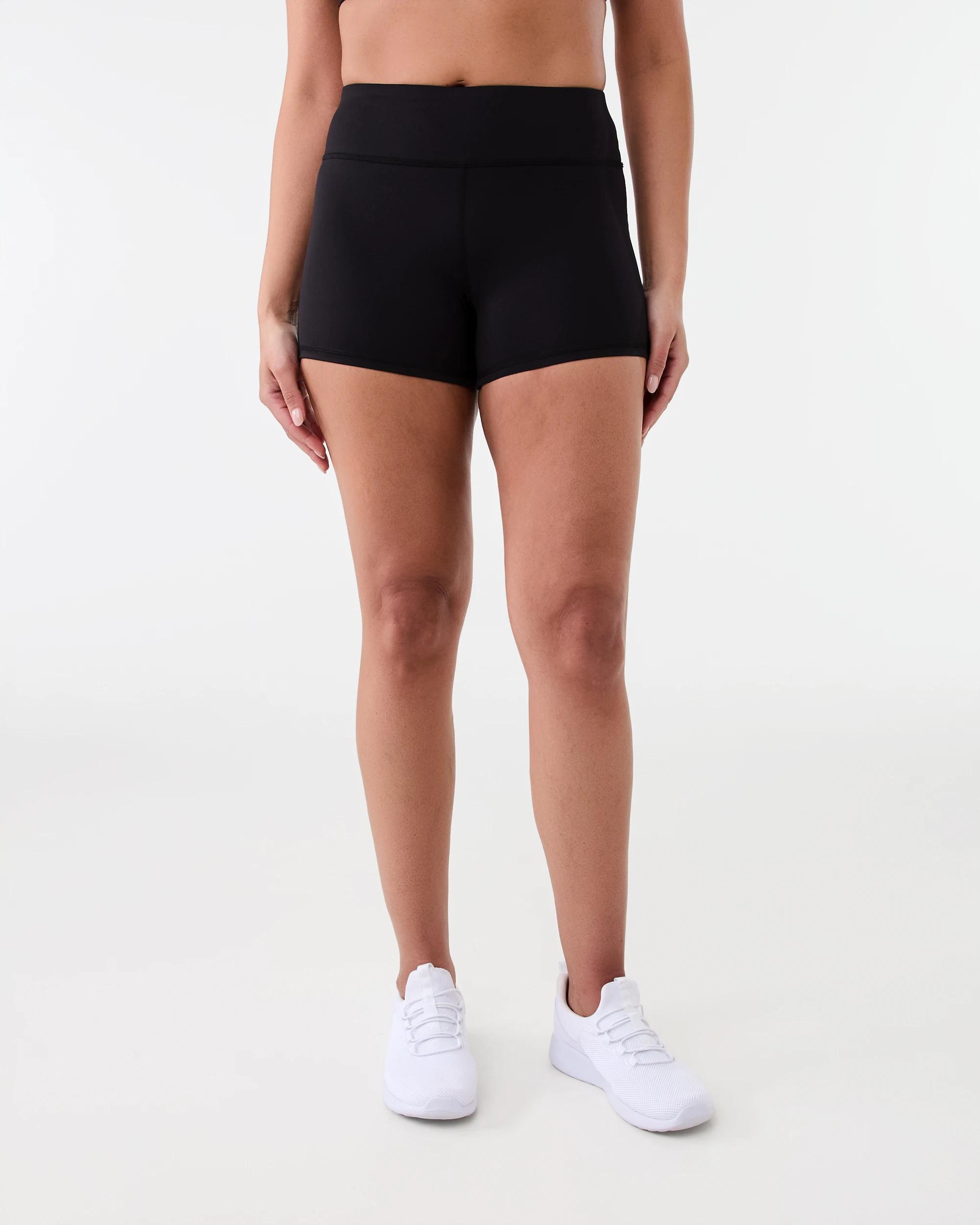 6 Active Womens Micro Bike Shorts BLACK, 6 of 6