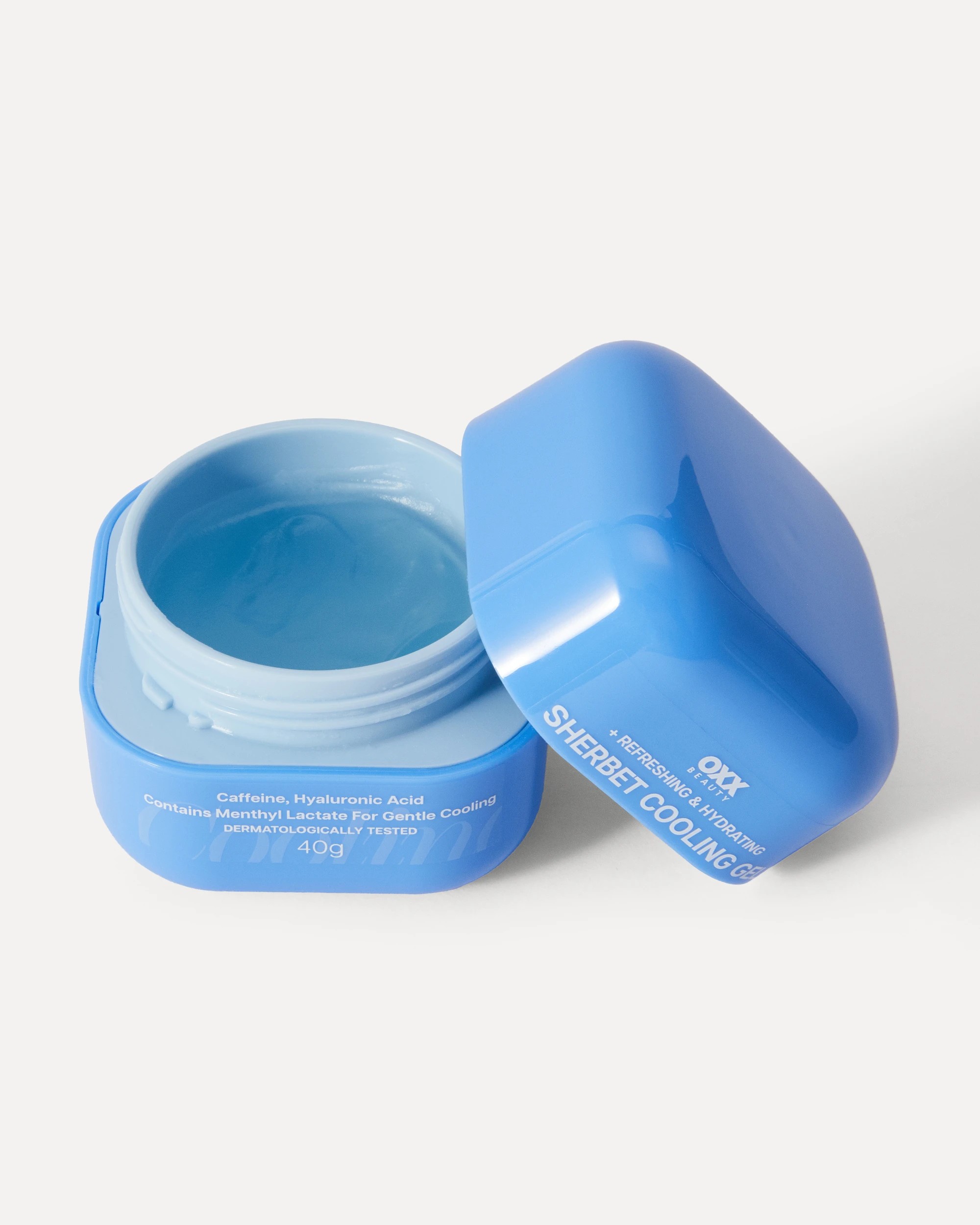 2 OXX Beauty Refreshing and Hydrating Sherbet Cooling Gel 40g - Caffeine, Hyaluronic Acid and Menthyl Lactate, 2 of 3