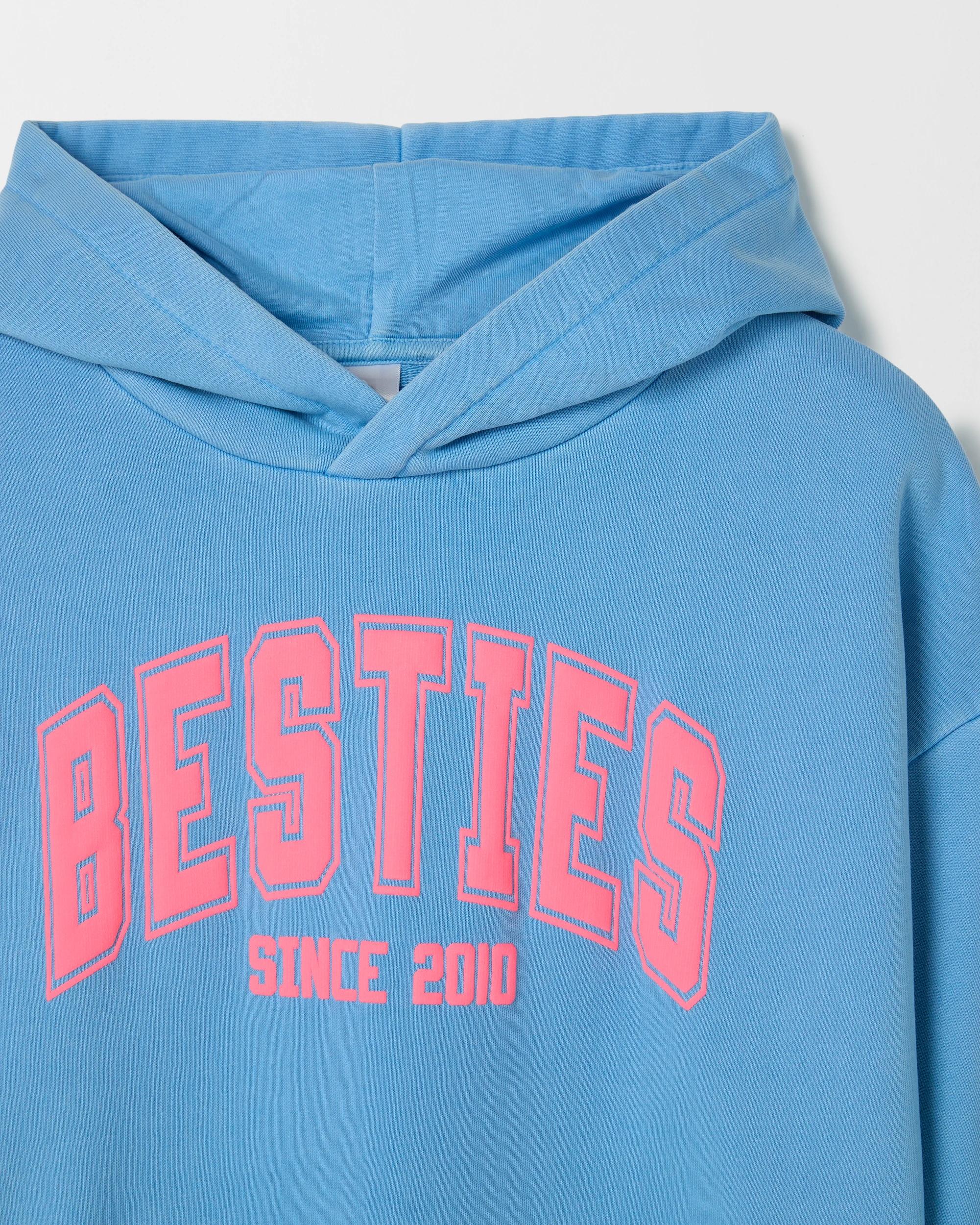 6 Target Kids Australian Cotton Blend Fashion Washed Hooded Jumper BLUE, 6 of 6