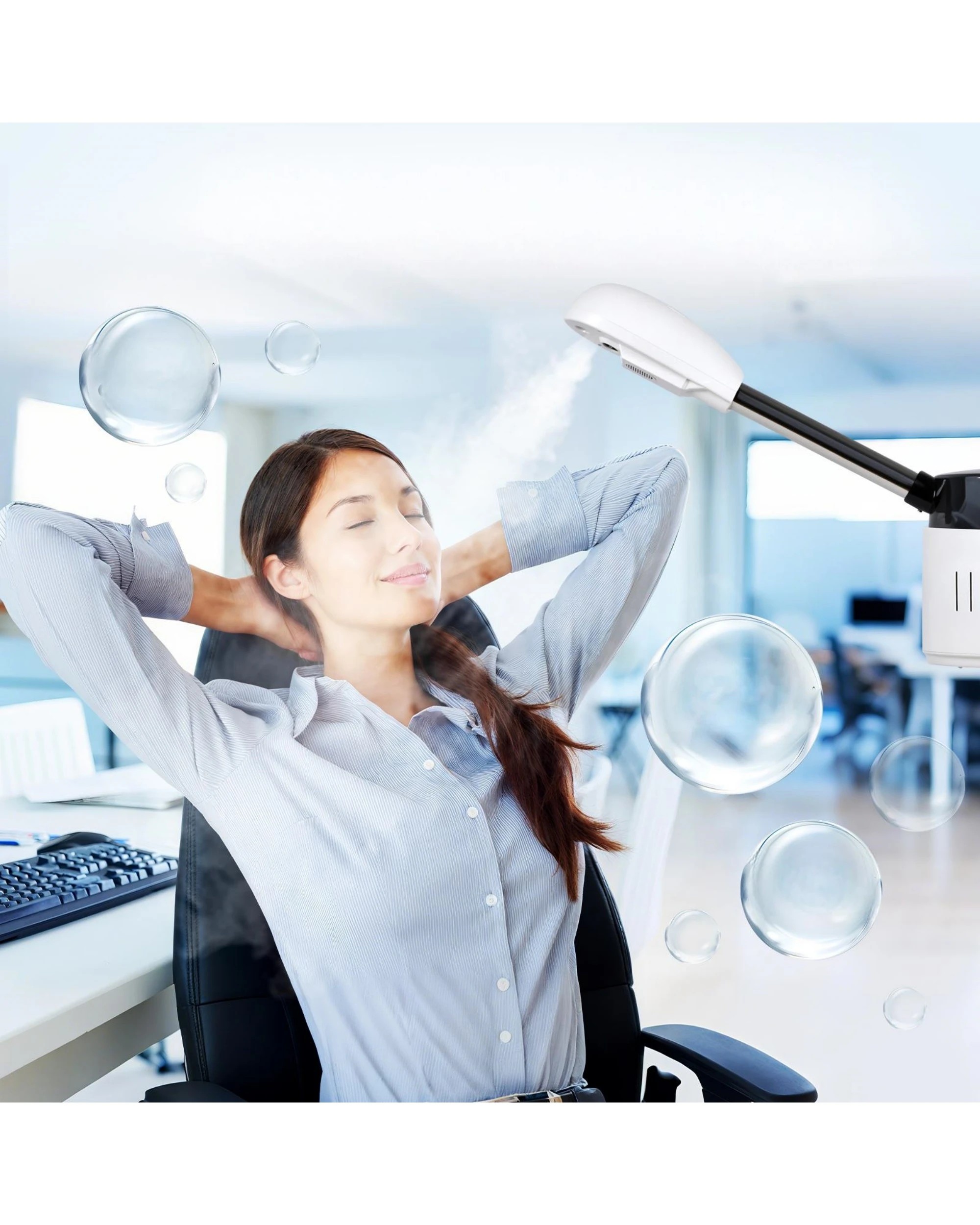 4 Advwin Facial Steamer for Clean Skin - White, 4 of 8