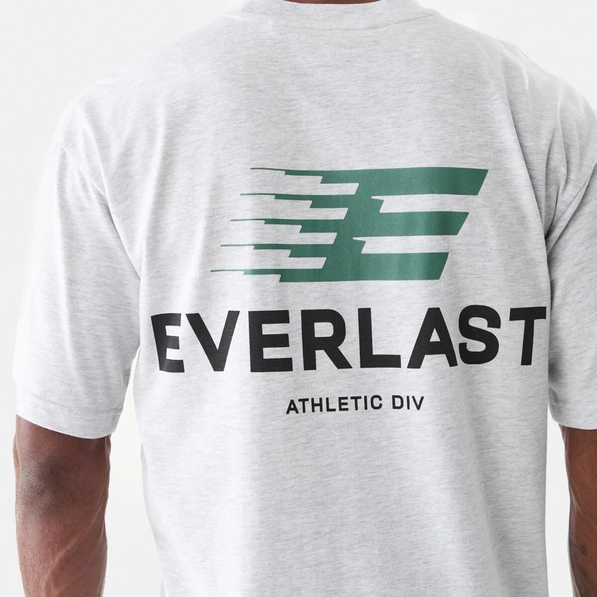 5 Everlast Mens Oversized T-shirt White Marl, 5 of 7