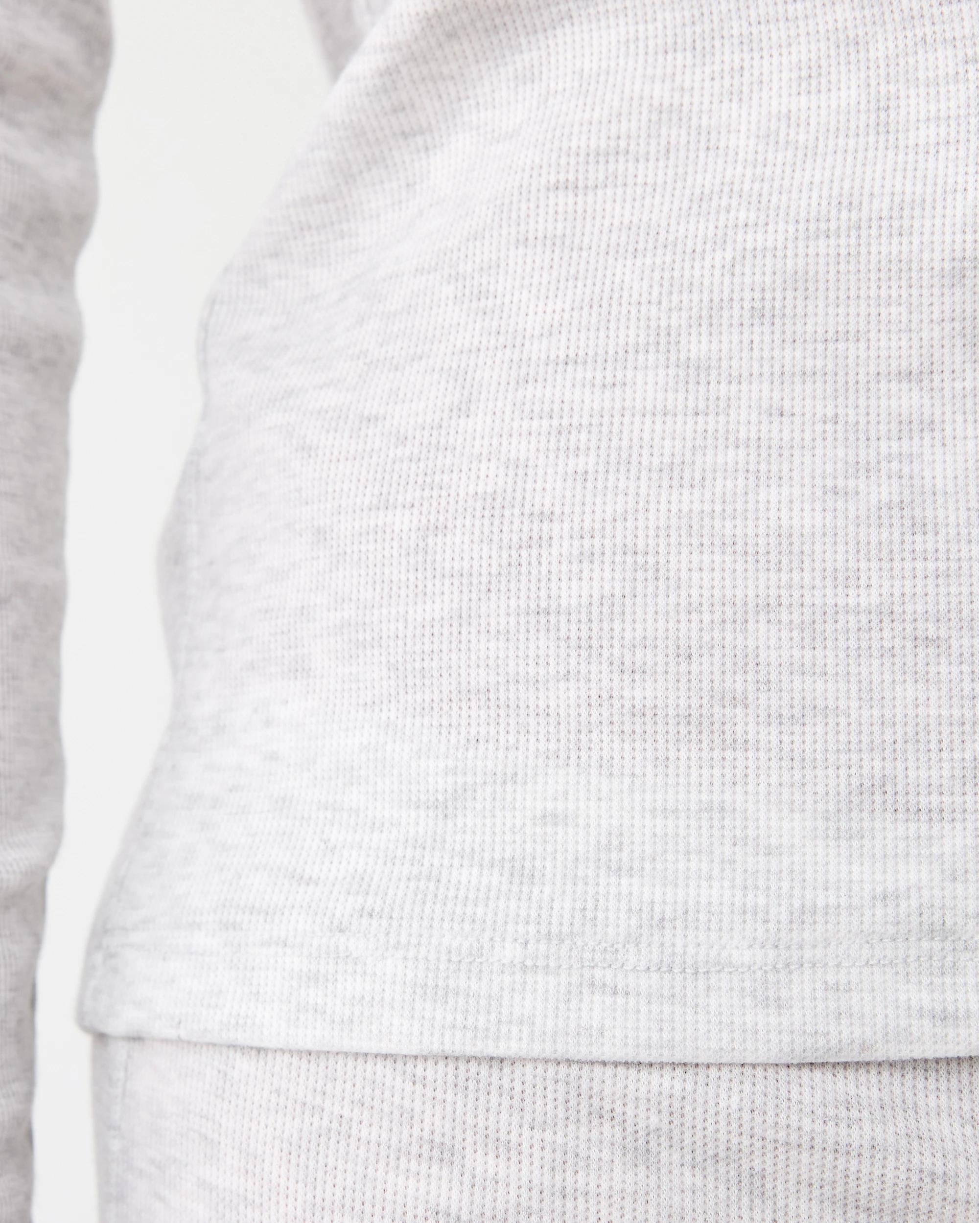 5 Comfort Rib Lace Trim Top Wht Marle, 5 of 6