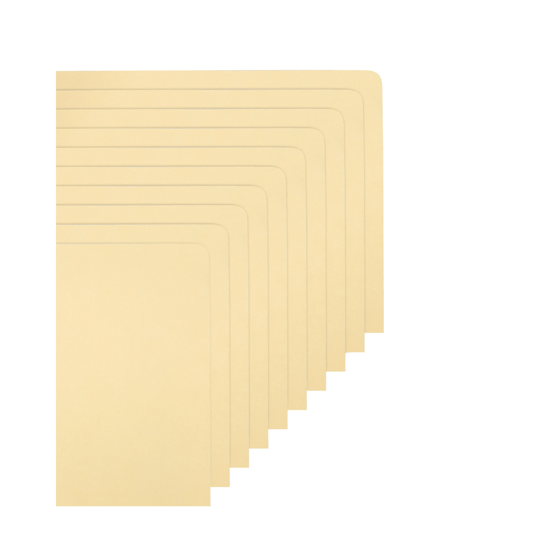 3 10 Pack Foolscap Manilla Folders, 3 of 7